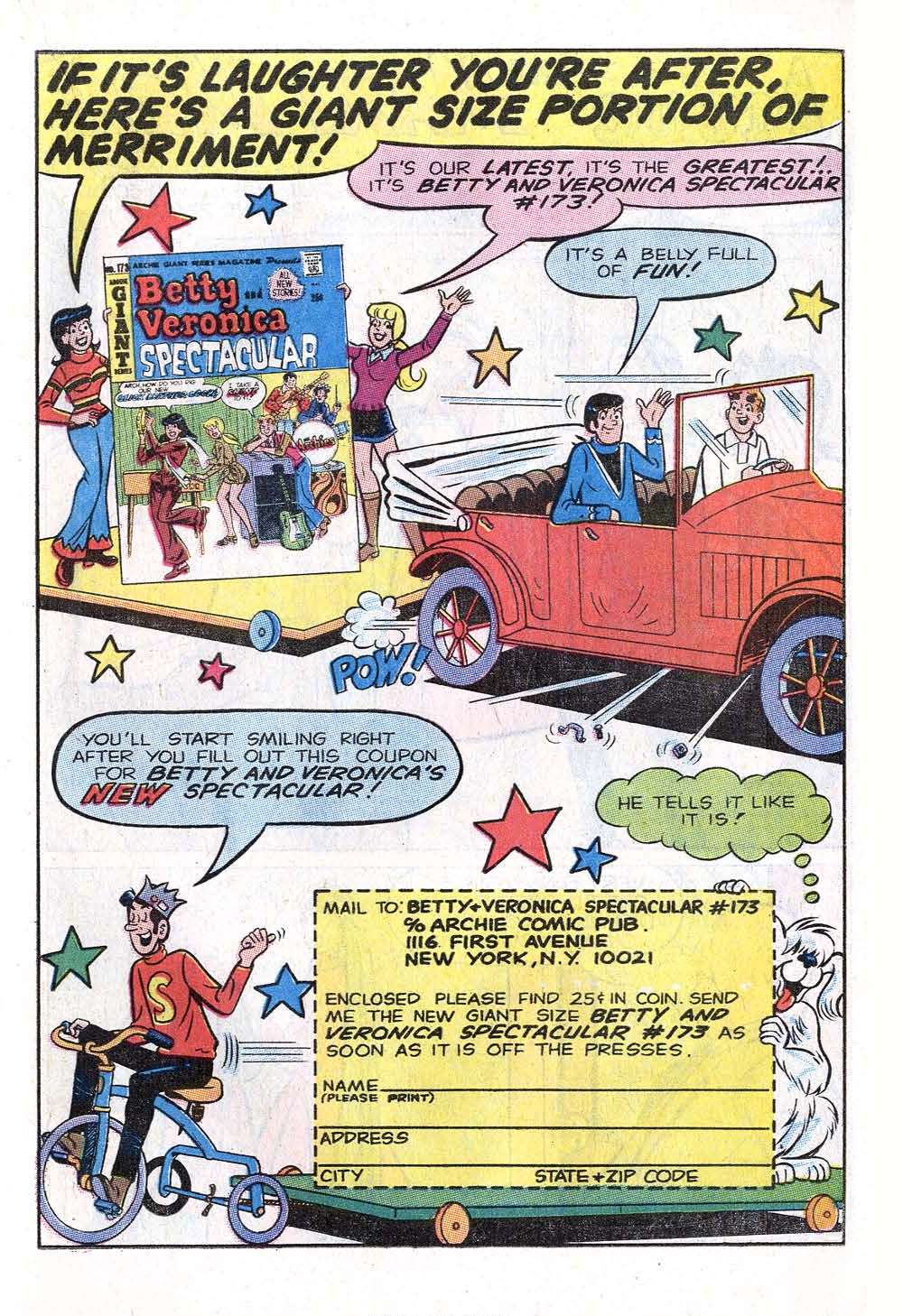 Read online Archie (1960) comic -  Issue #199 - 19