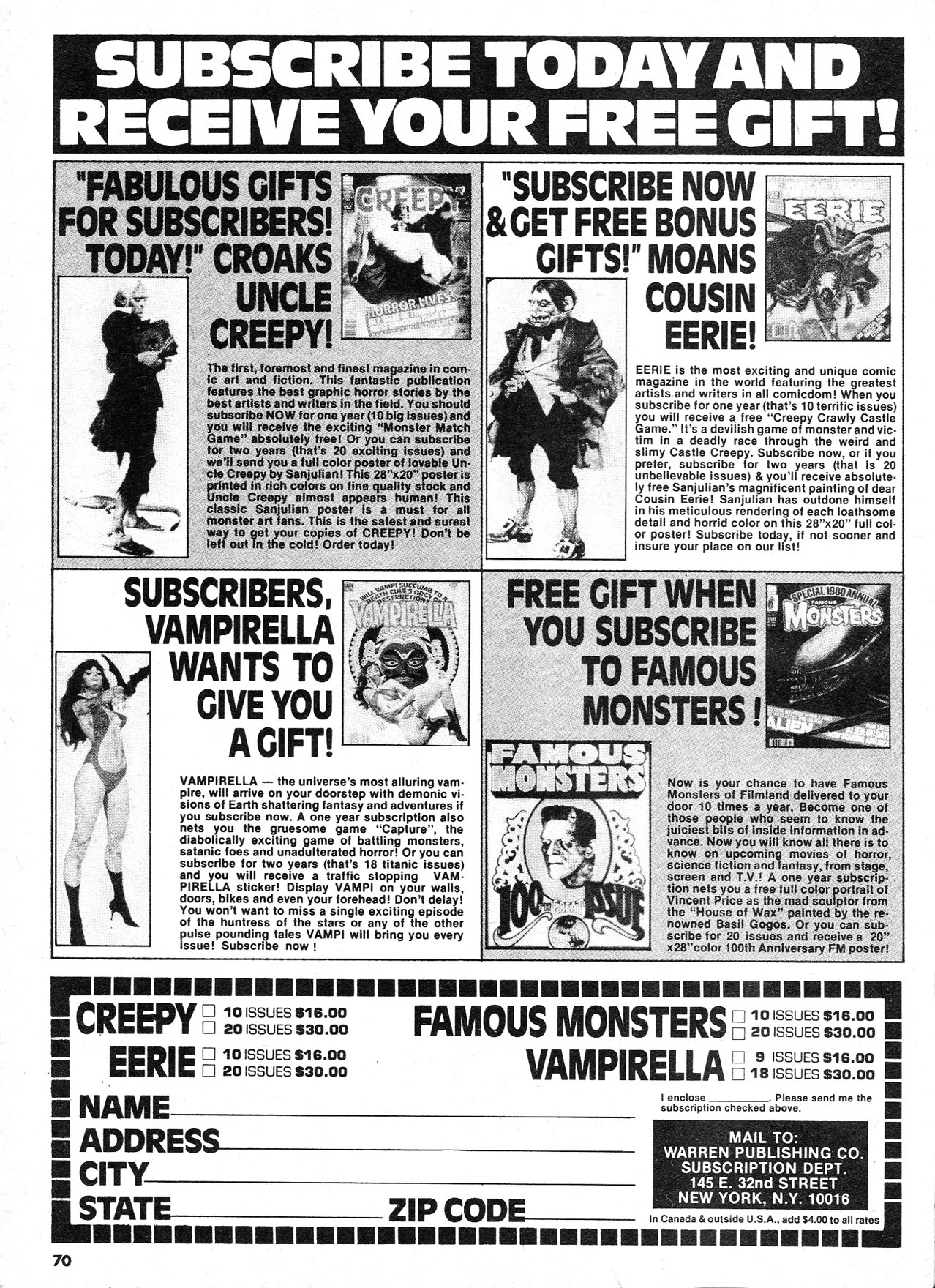 Read online Vampirella (1969) comic -  Issue #82 - 70