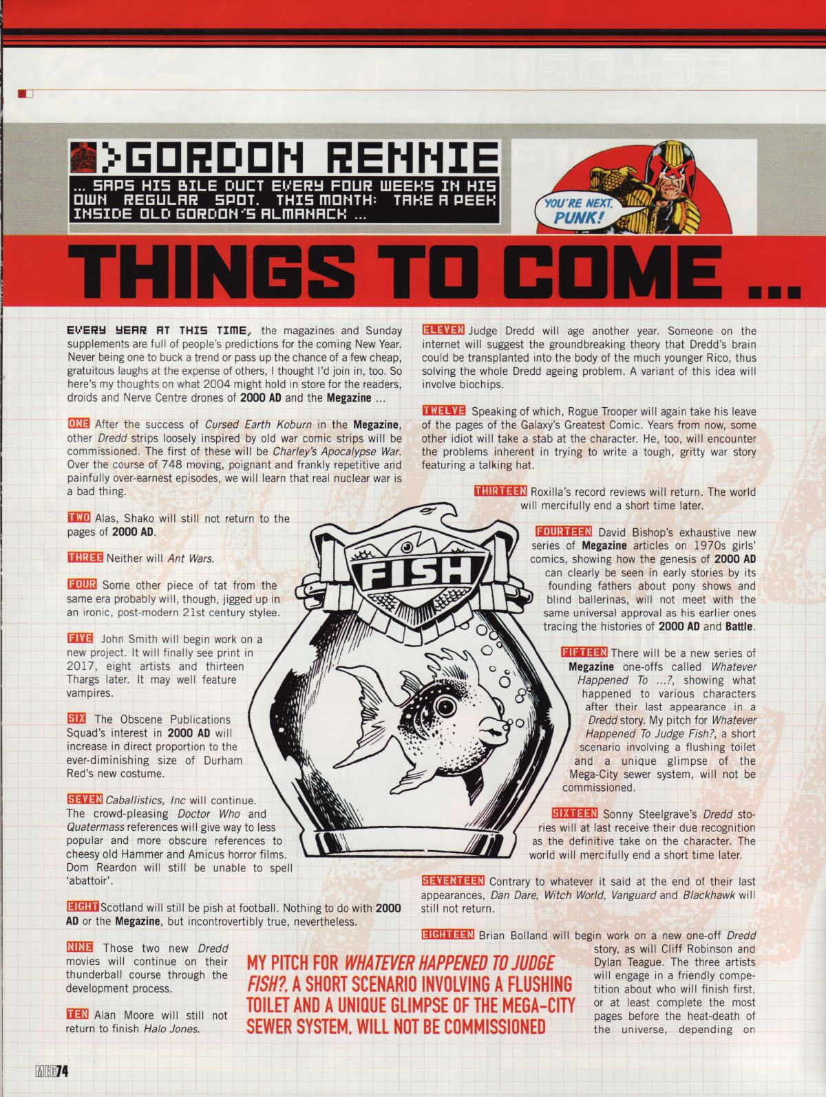 Read online Judge Dredd Megazine (Vol. 5) comic -  Issue #214 - 74