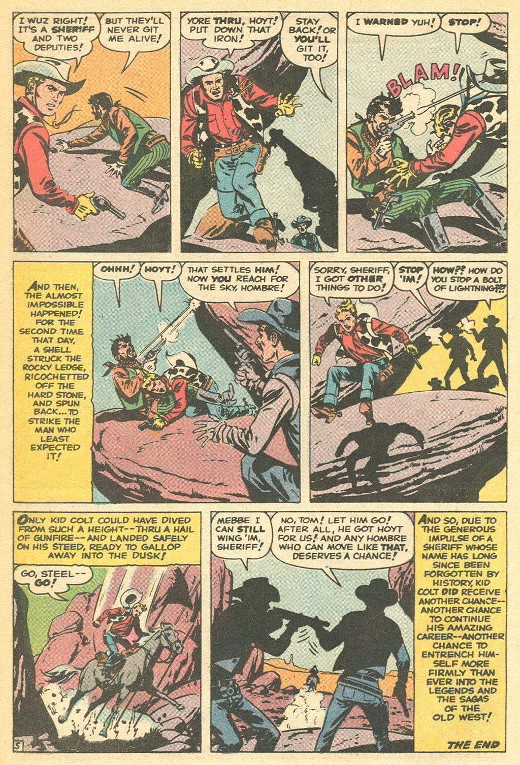 Read online Kid Colt Outlaw comic -  Issue #152 - 8