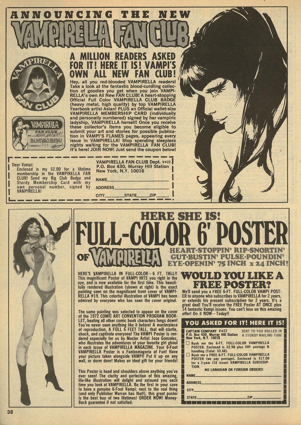 Read online Vampirella (1969) comic -  Issue #22 - 38