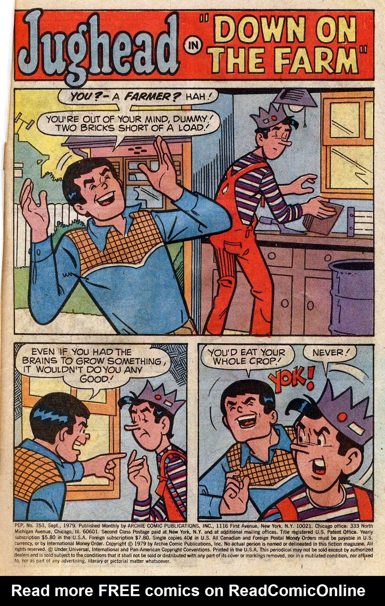 Read online Pep Comics comic -  Issue #353 - 3