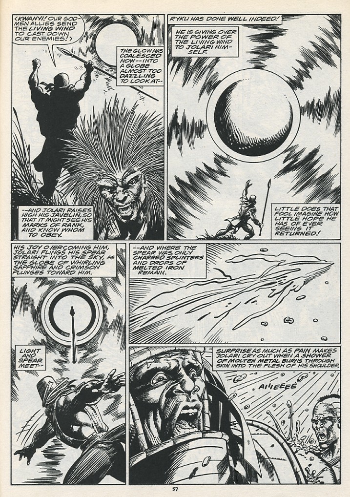 Read online The Savage Sword Of Conan comic -  Issue #217 - 59