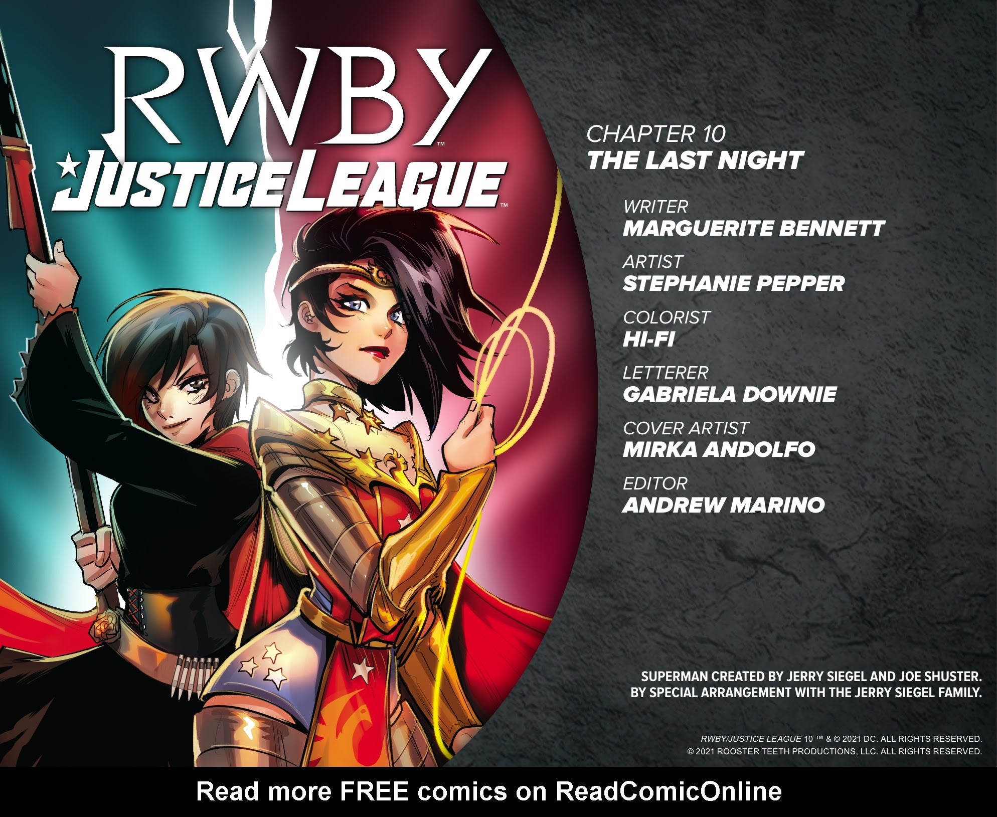 Read online RWBY/Justice League comic -  Issue #10 - 3