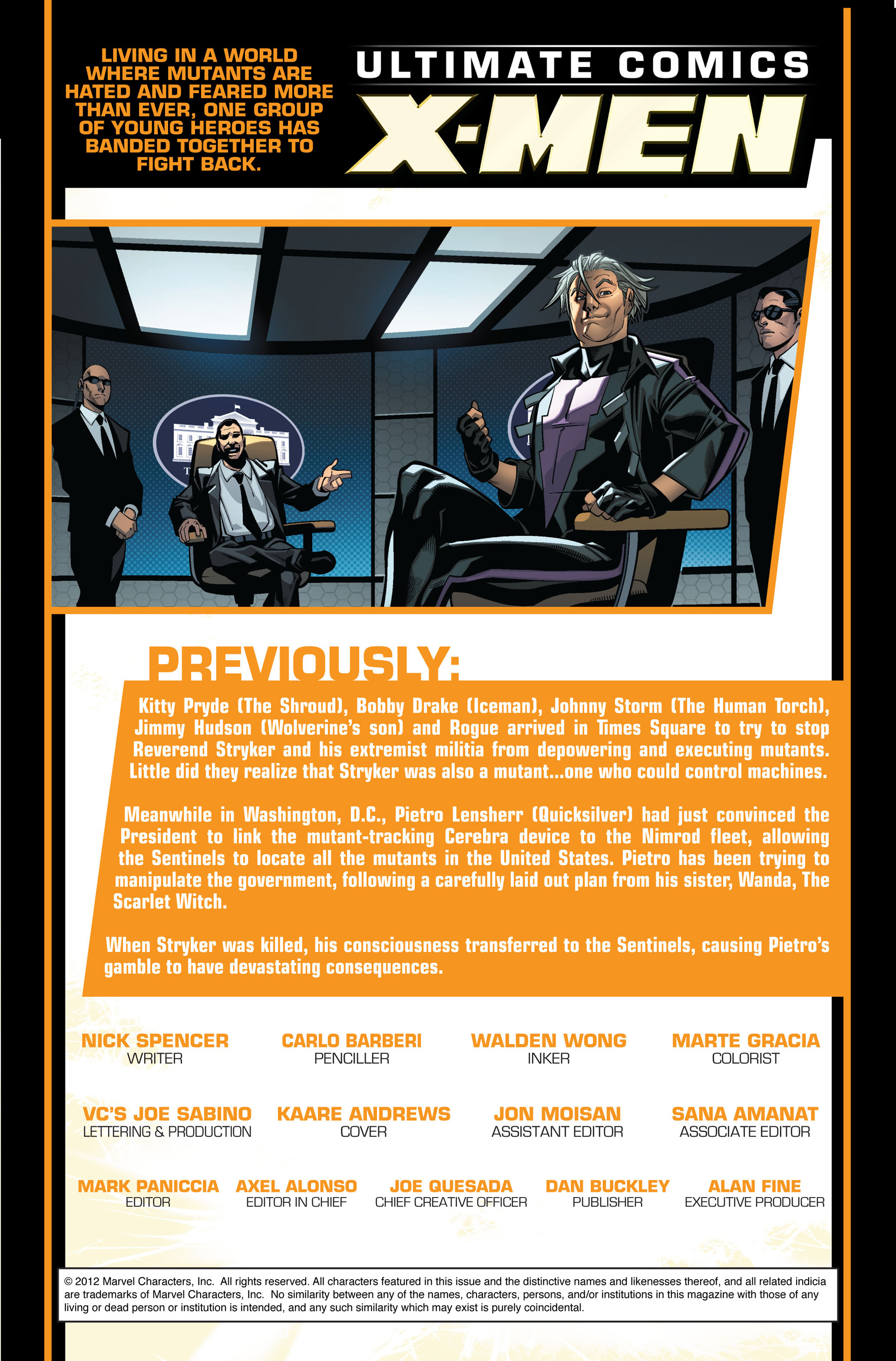 Read online Ultimate Comics X-Men comic -  Issue #7 - 2