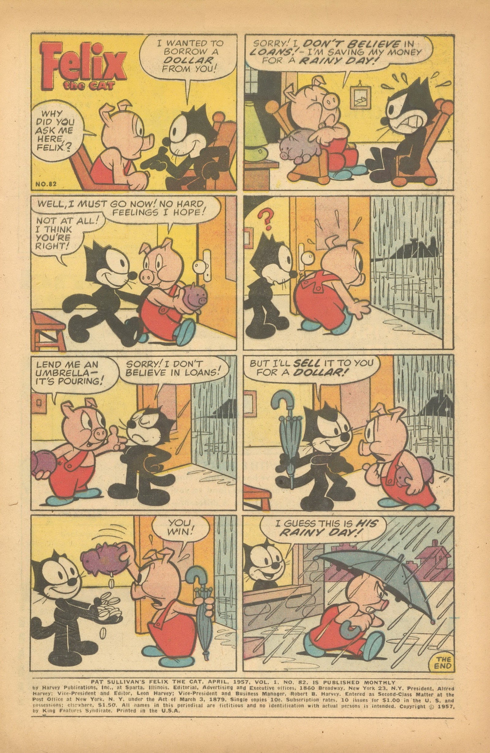 Read online Felix the Cat (1955) comic -  Issue #82 - 3