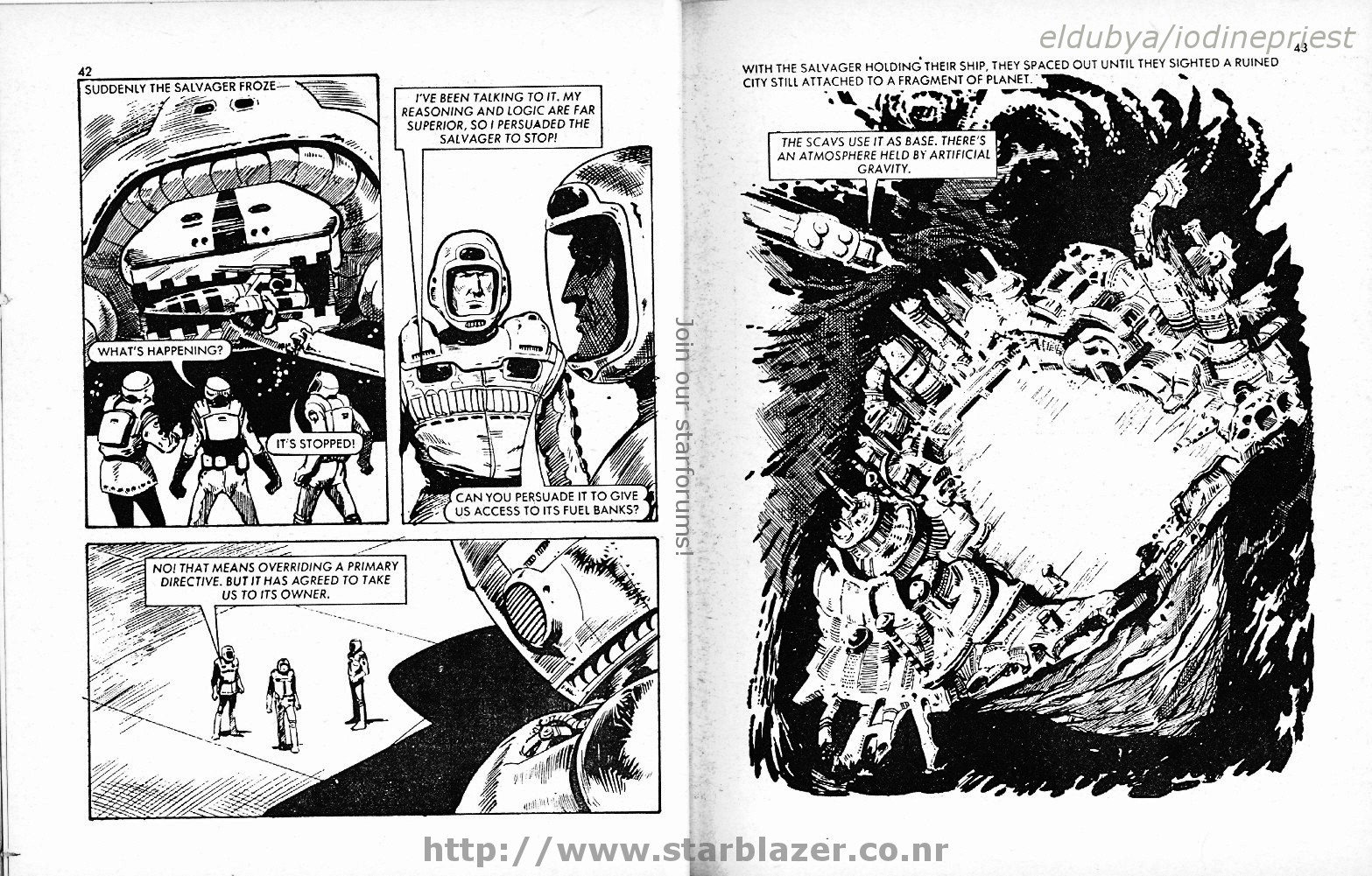 Read online Starblazer comic -  Issue #136 - 23