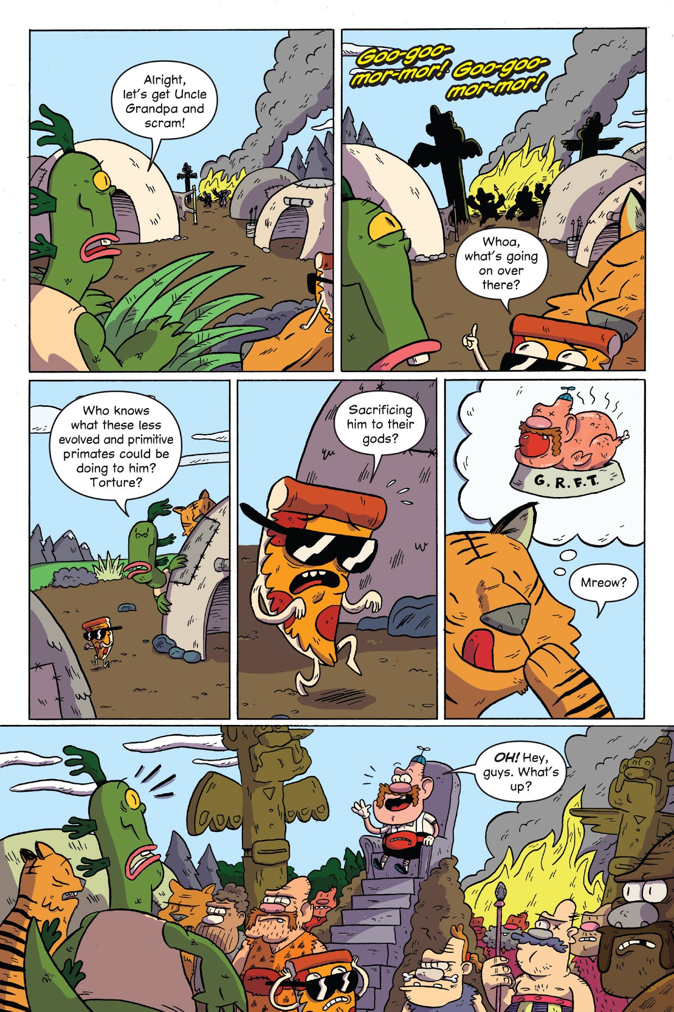 Read online Uncle Grandpa and the Time Casserole comic -  Issue # TPB - 106