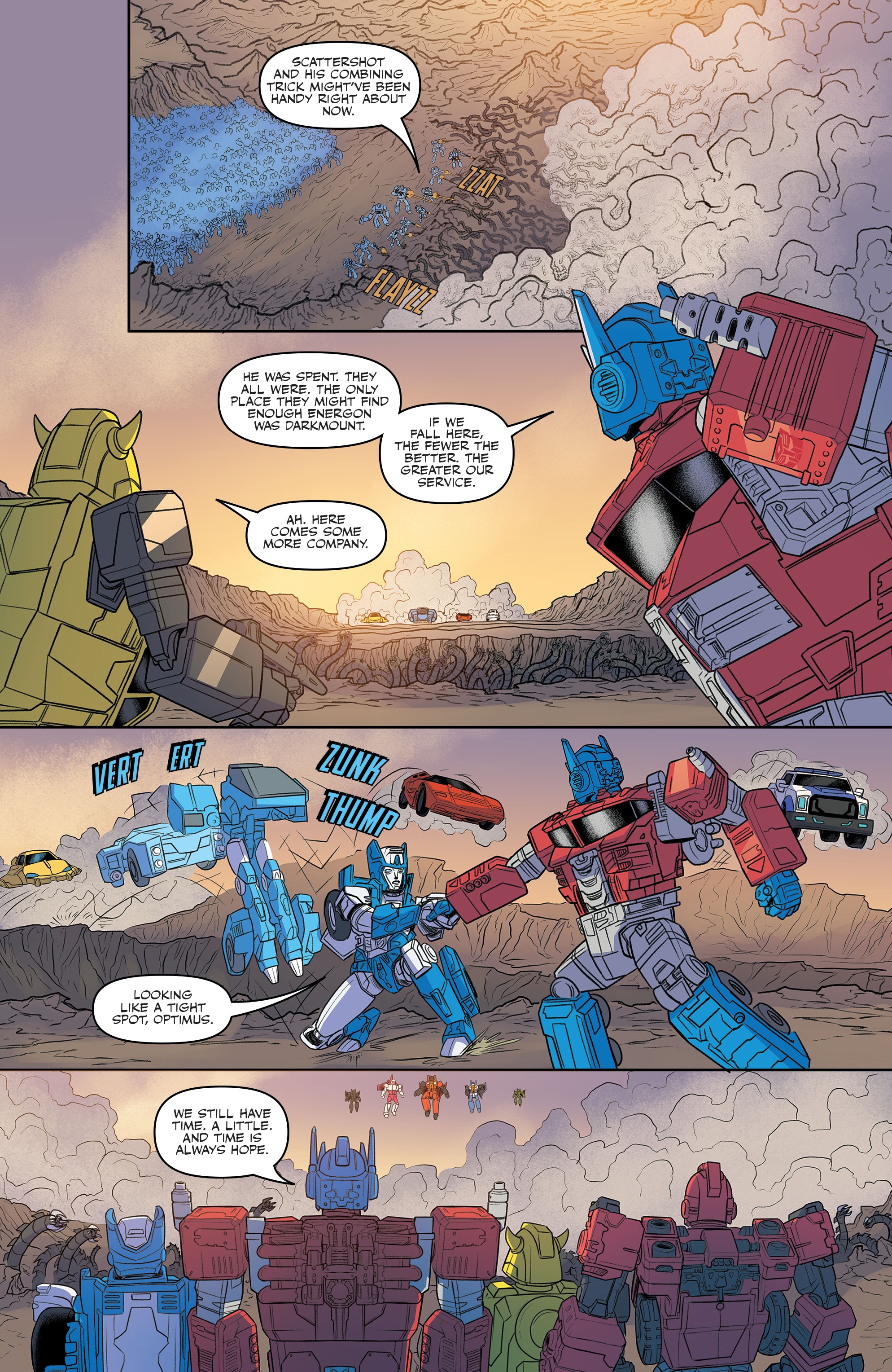 Read online Transformers (2019) comic -  Issue #43 - 16