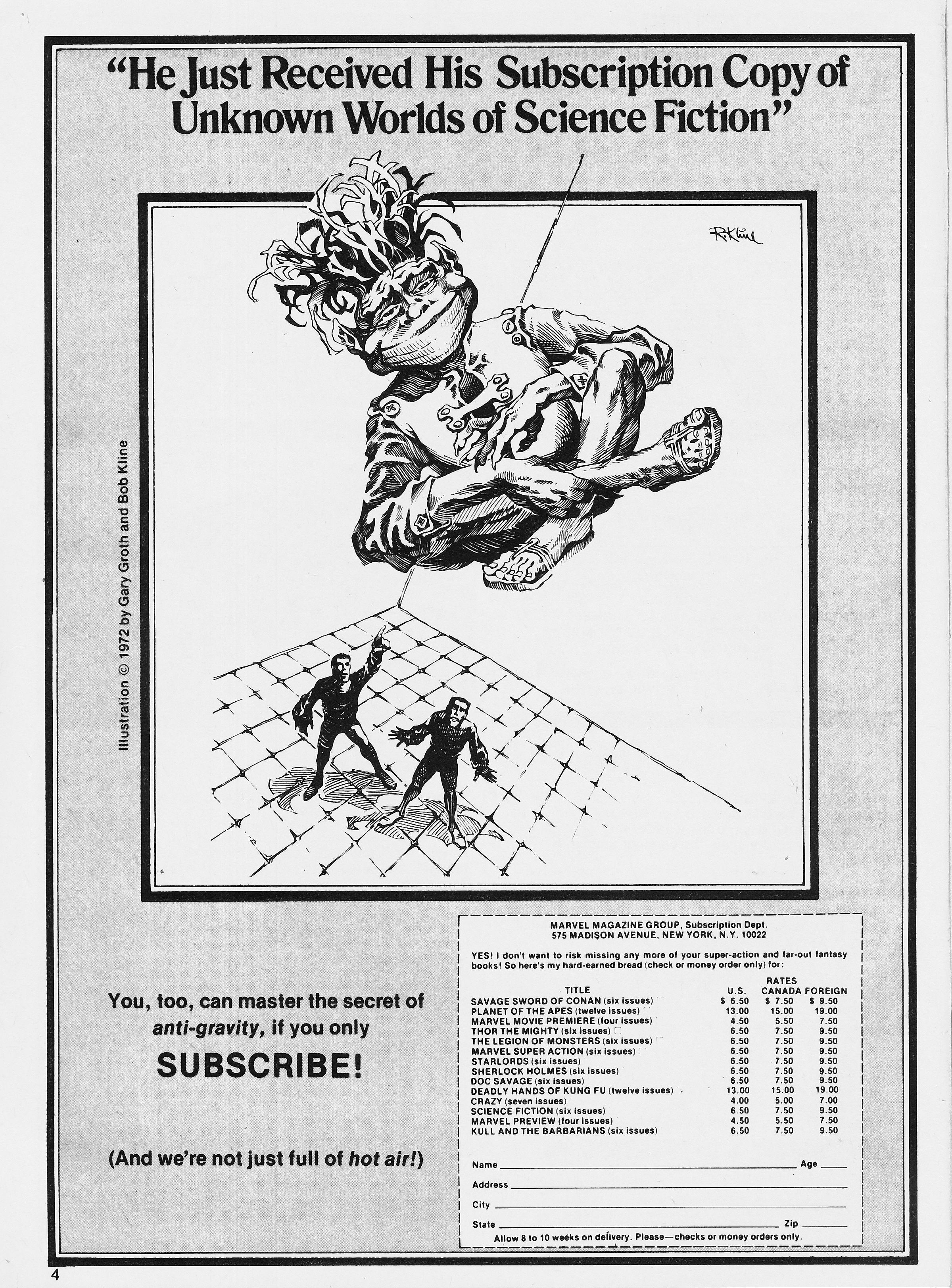 Read online Unknown Worlds of Science Fiction comic -  Issue #5 - 4