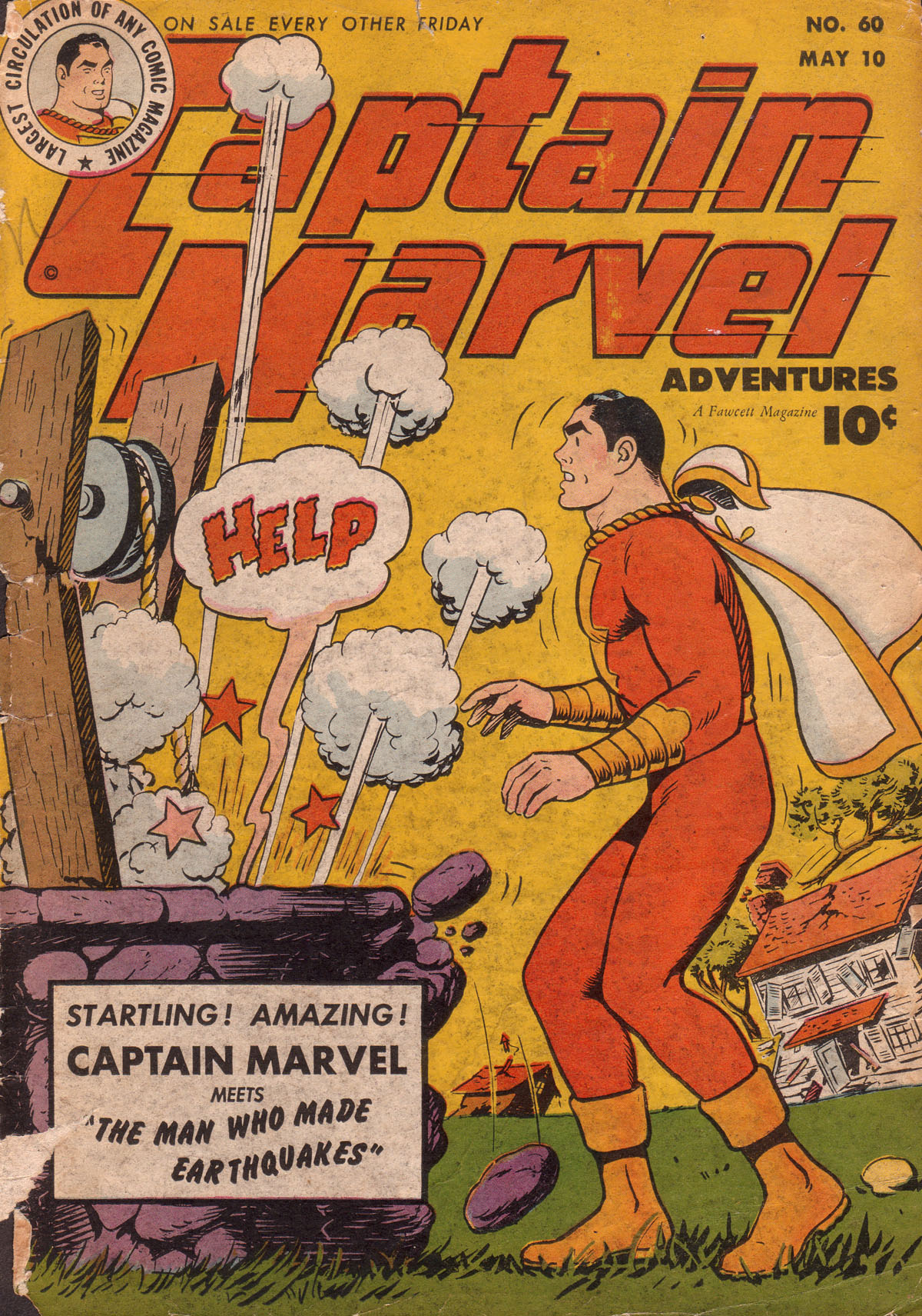 Read online Captain Marvel Adventures comic -  Issue #60 - 1