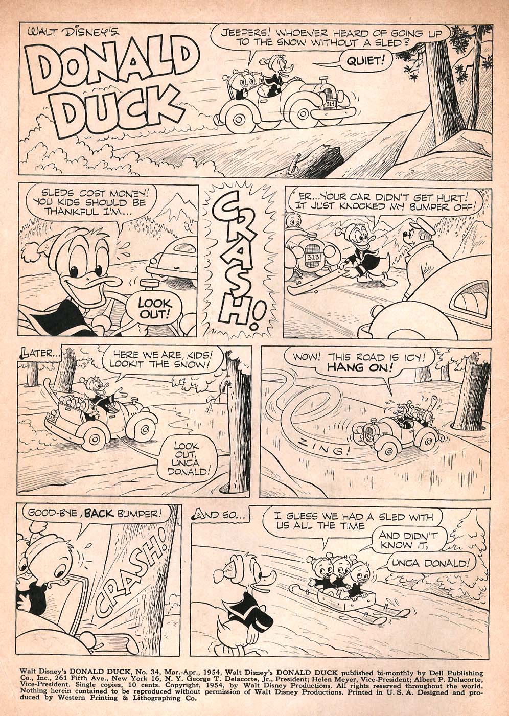 Read online Walt Disney's Donald Duck (1952) comic -  Issue #34 - 2