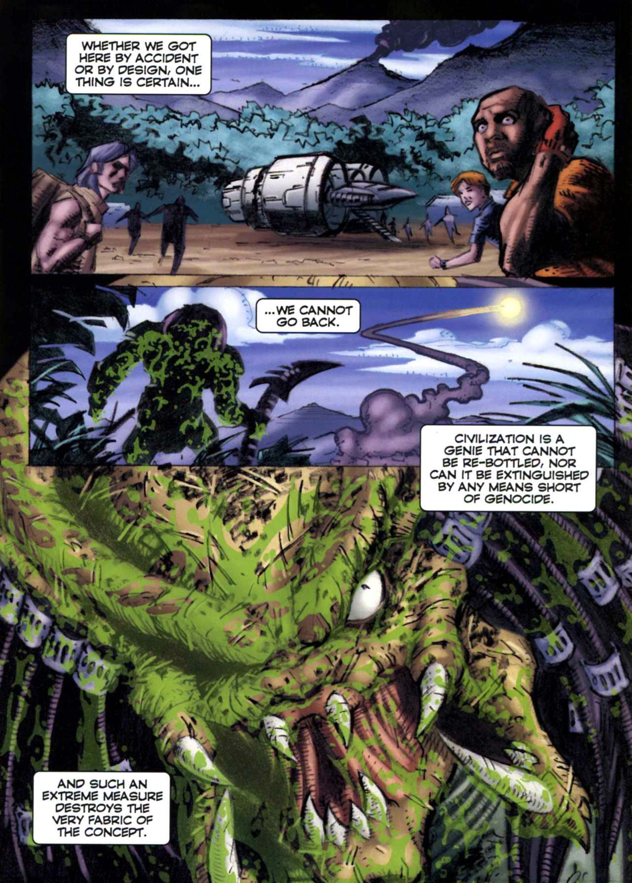 Read online Alien Vs. Predator: Civilized Beasts comic -  Issue # TPB - 95