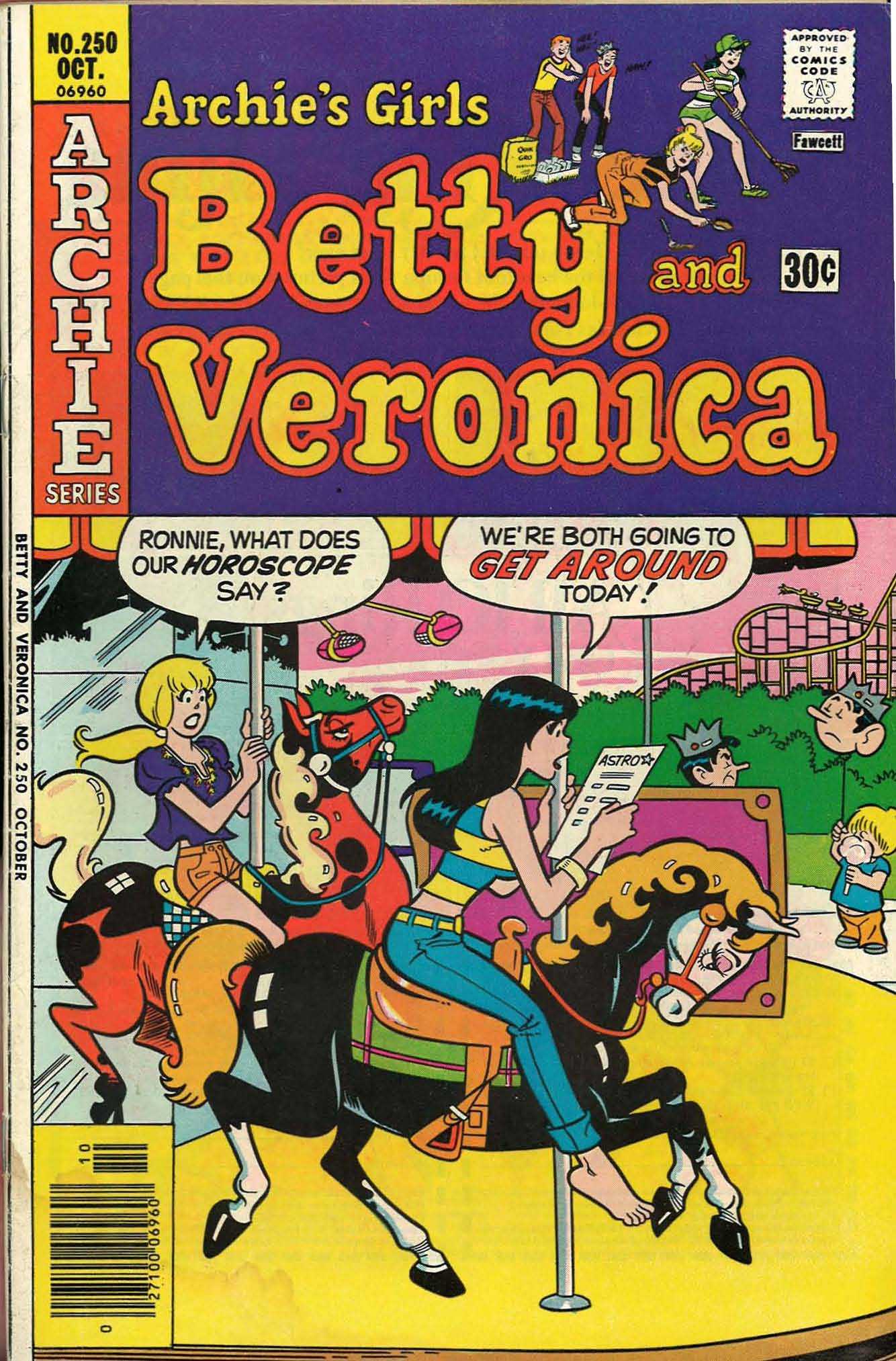 Read online Archie's Girls Betty and Veronica comic -  Issue #250 - 1