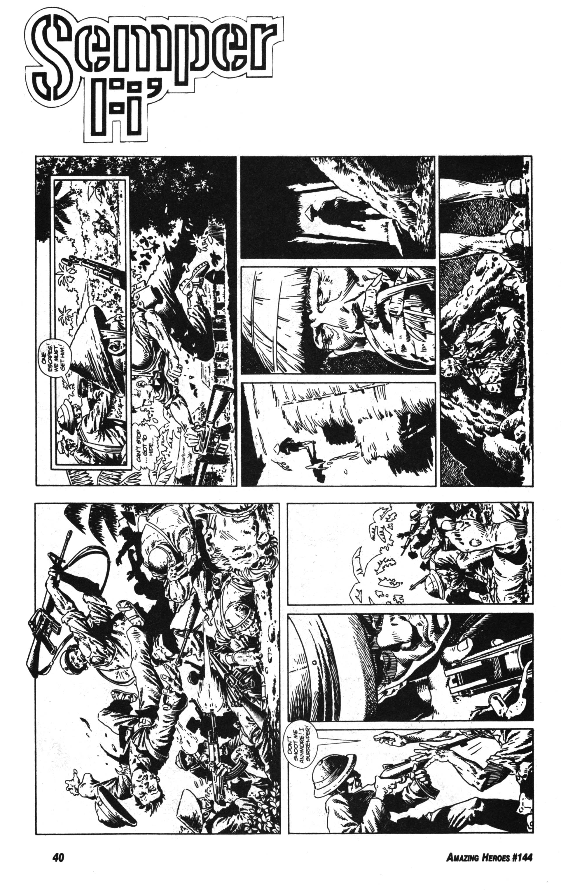 Read online Amazing Heroes comic -  Issue #144 - 40