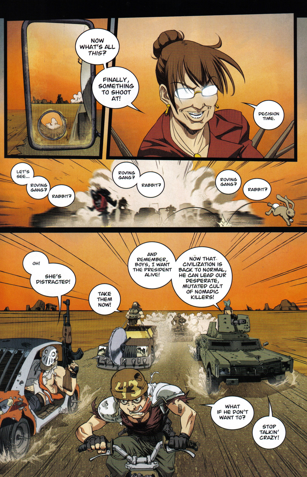 Read online President Evil comic -  Issue #4 - 5