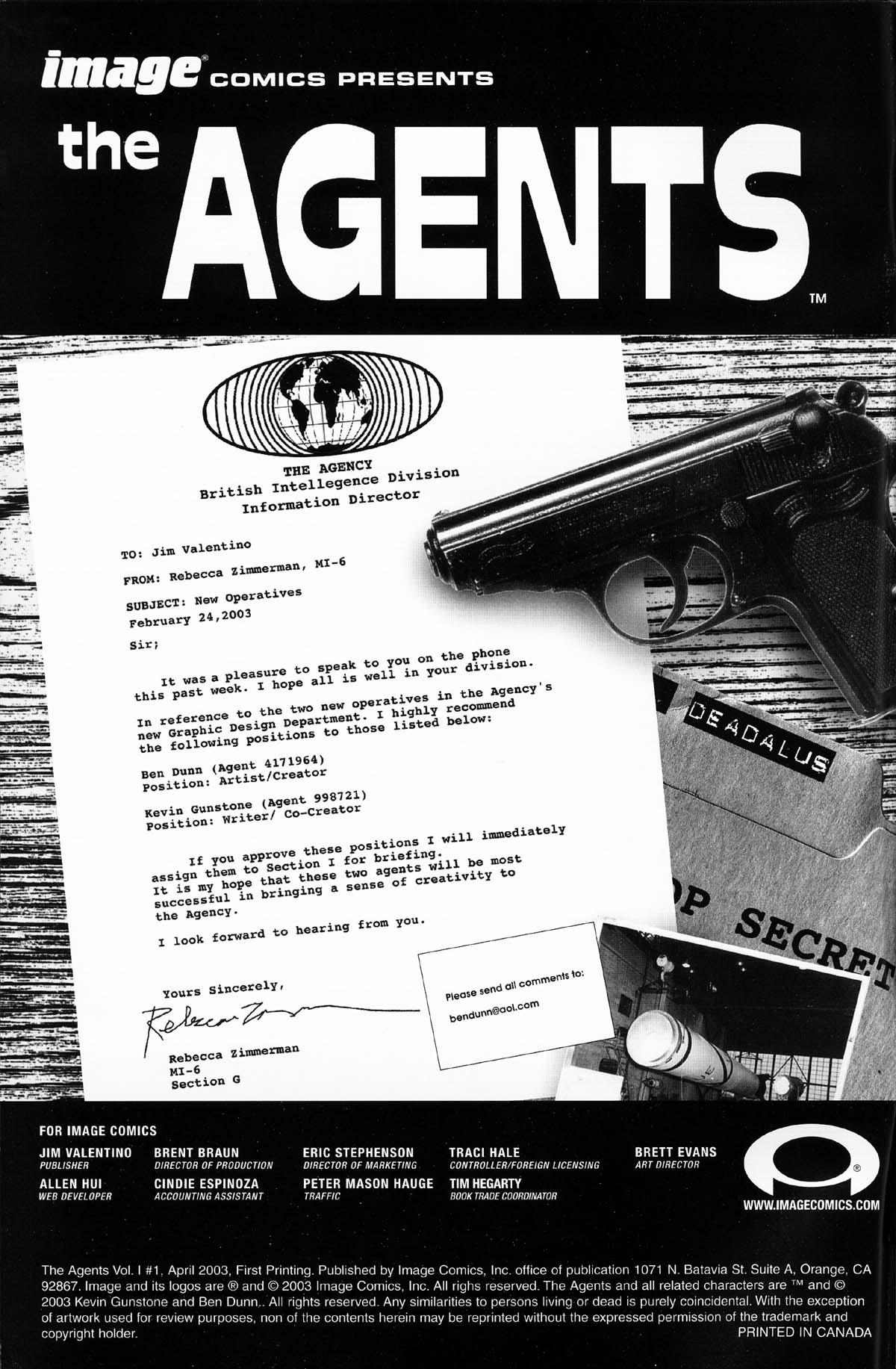 Read online The Agents comic -  Issue #1 - 2