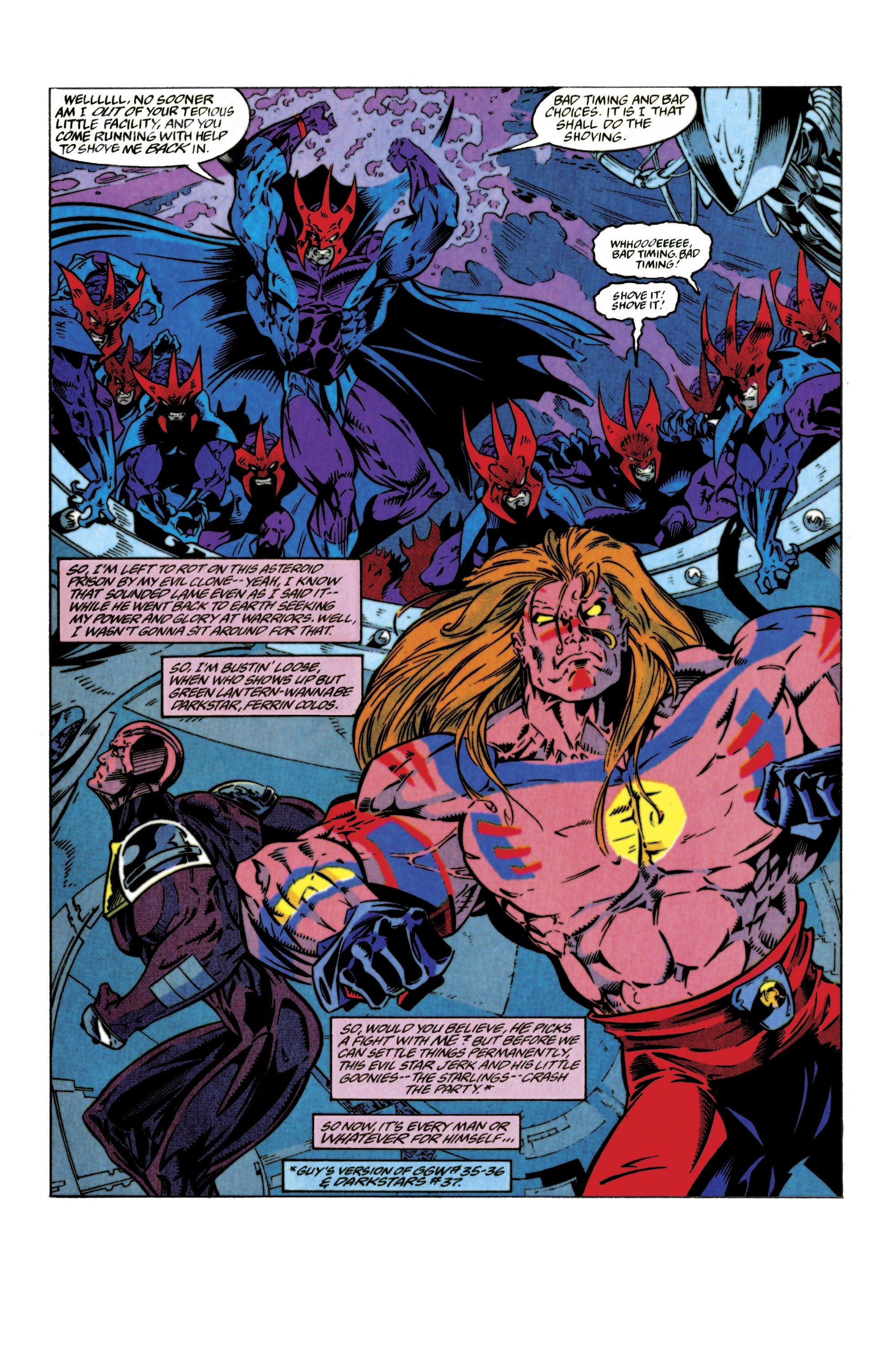 Read online Guy Gardner: Warrior comic -  Issue #37 - 2