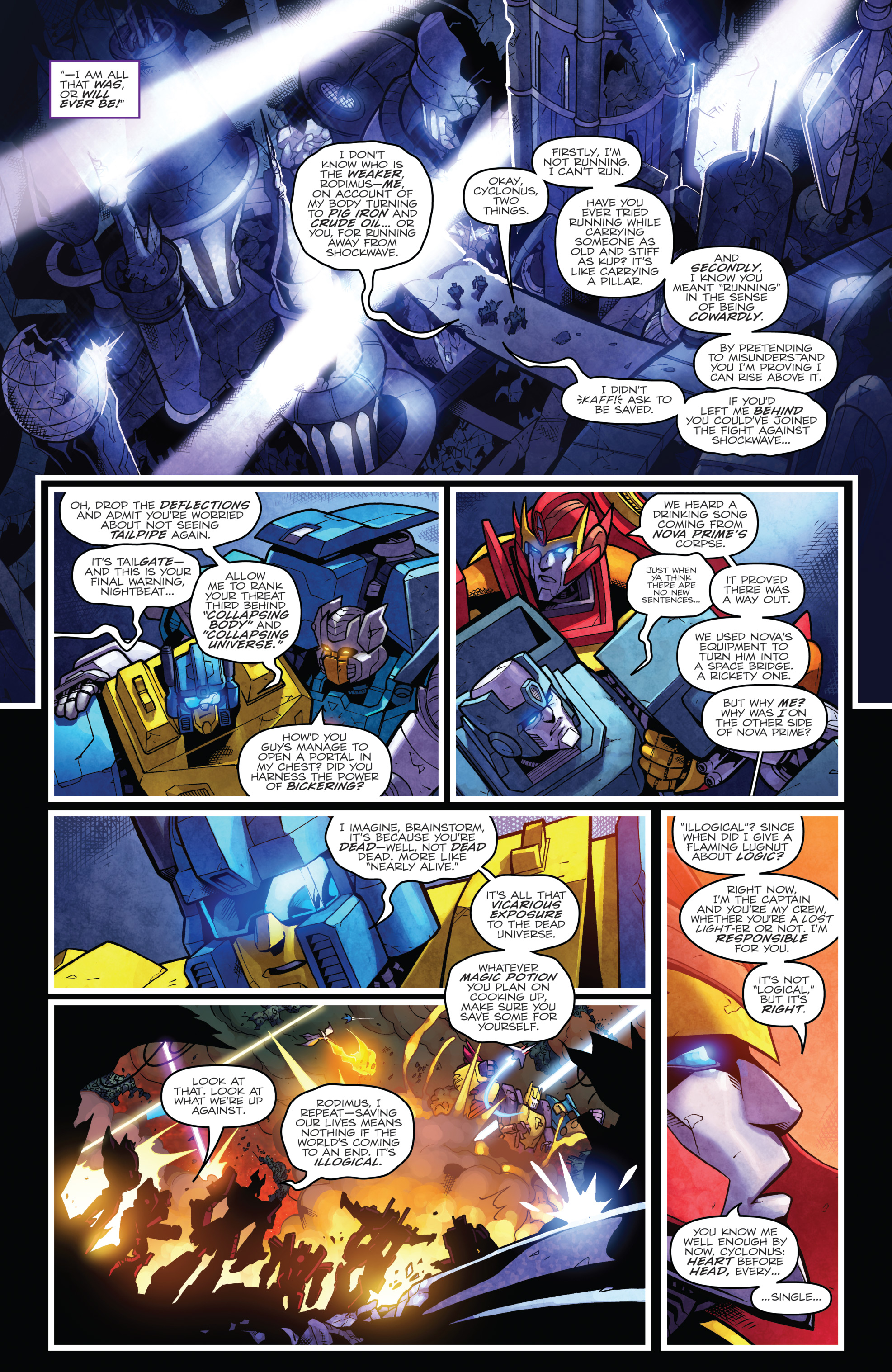 Read online The Transformers: Dark Cybertron Finale comic -  Issue # Full - 132