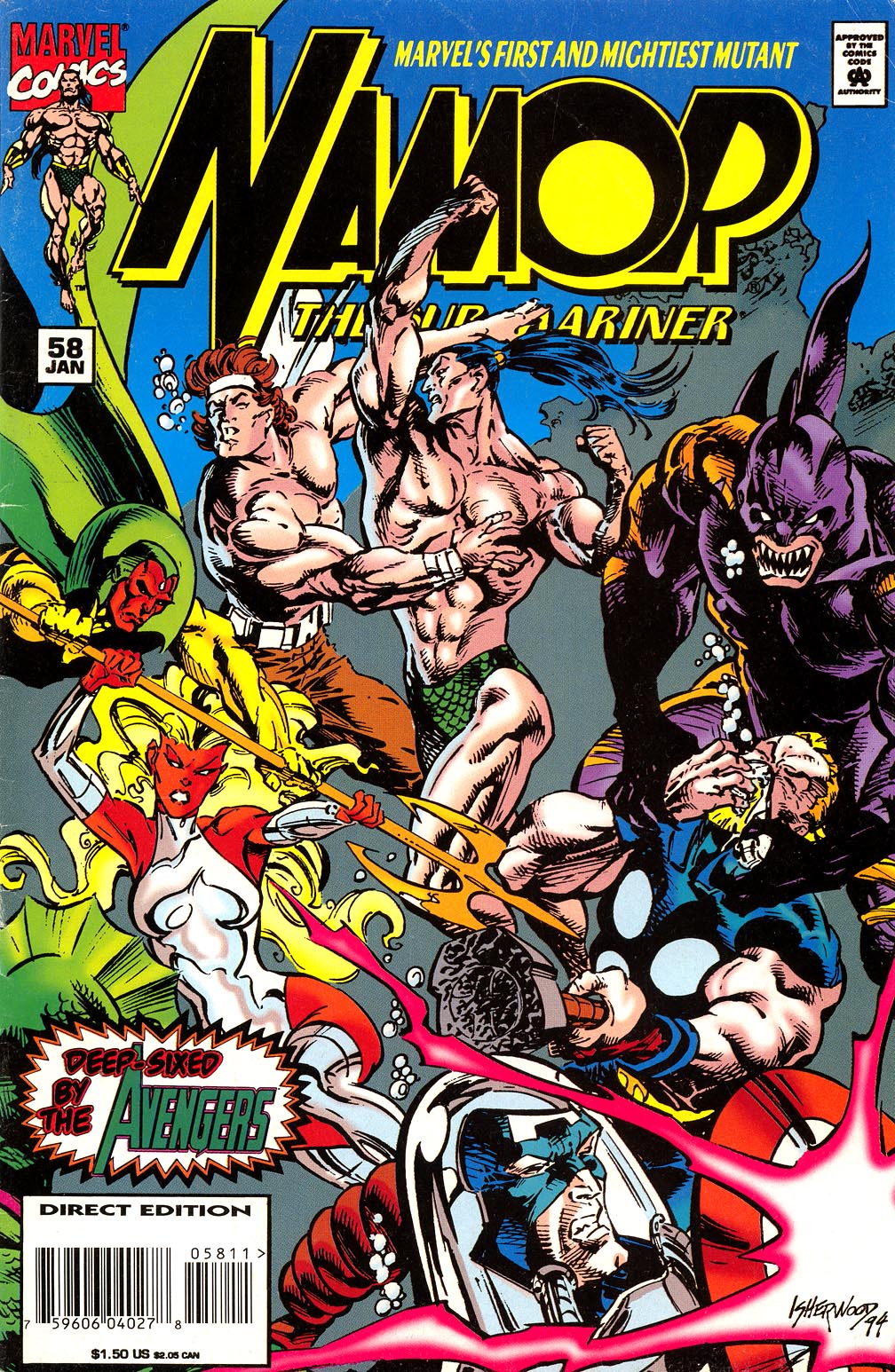 Read online Namor, The Sub-Mariner comic -  Issue #58 - 1