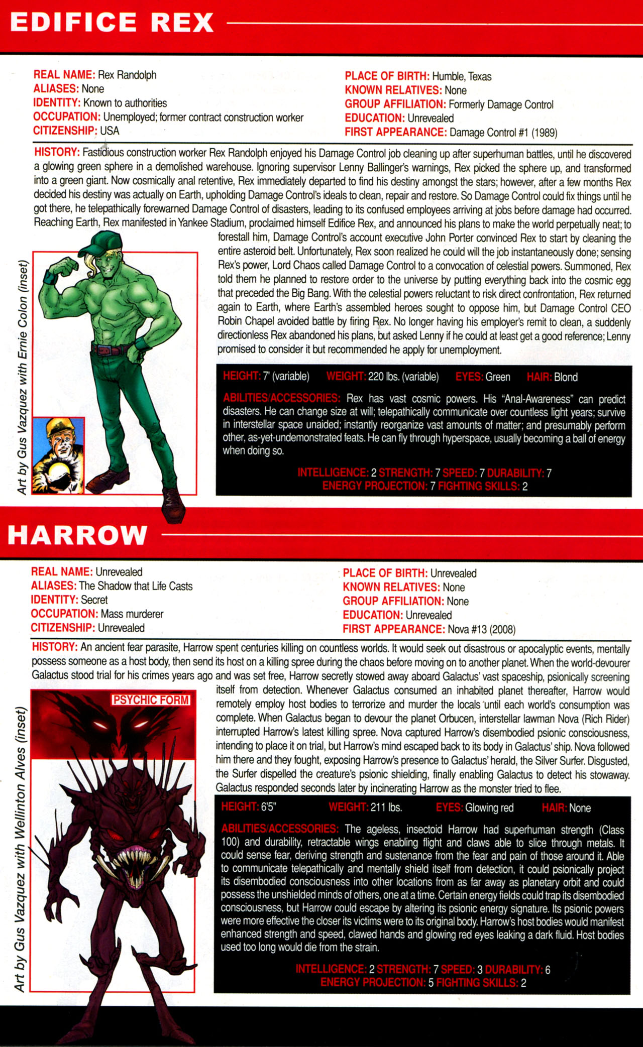 Read online Official Handbook of the Marvel Universe A To Z Update comic -  Issue #1 - 62