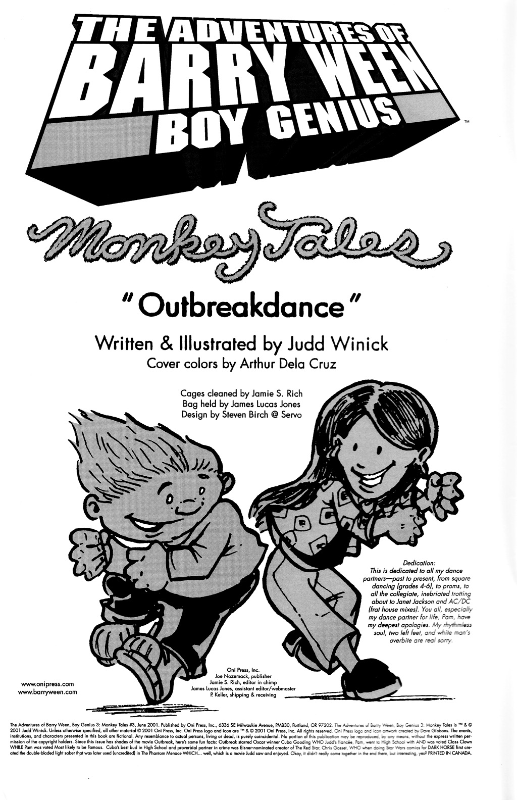 Read online The Adventures of Barry Ween, Boy Genius 3: Monkey Tales comic -  Issue #3 - 2