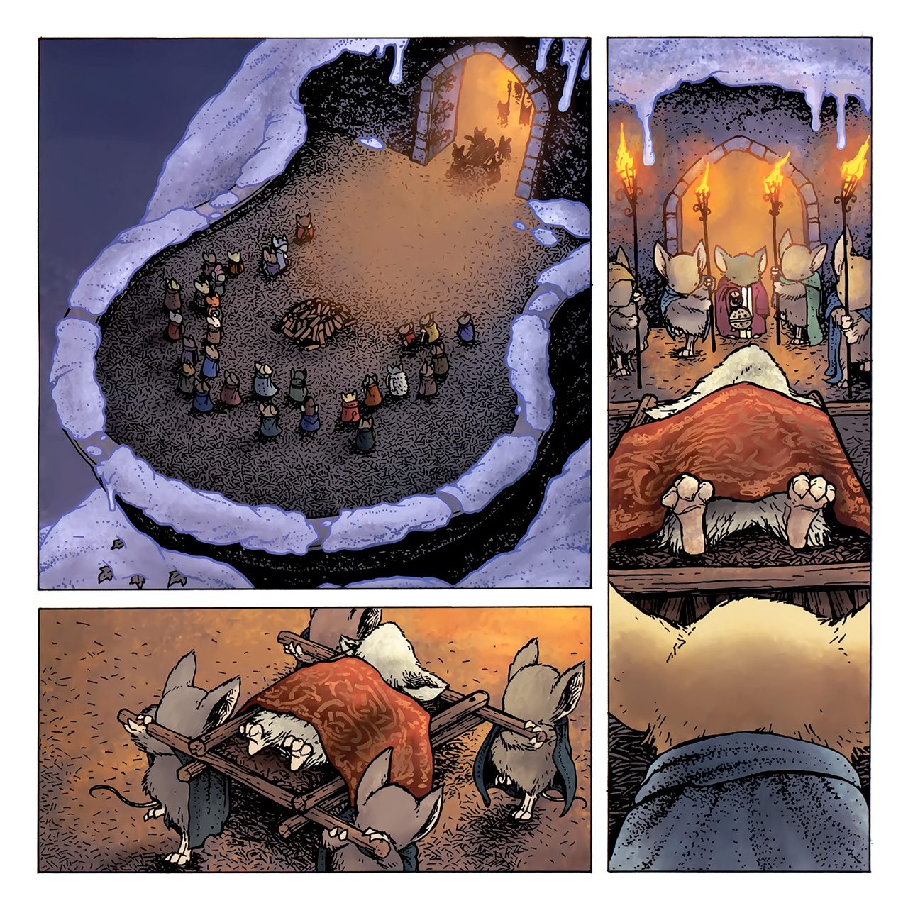 Read online Mouse Guard: Winter 1152 comic -  Issue #6 - 16