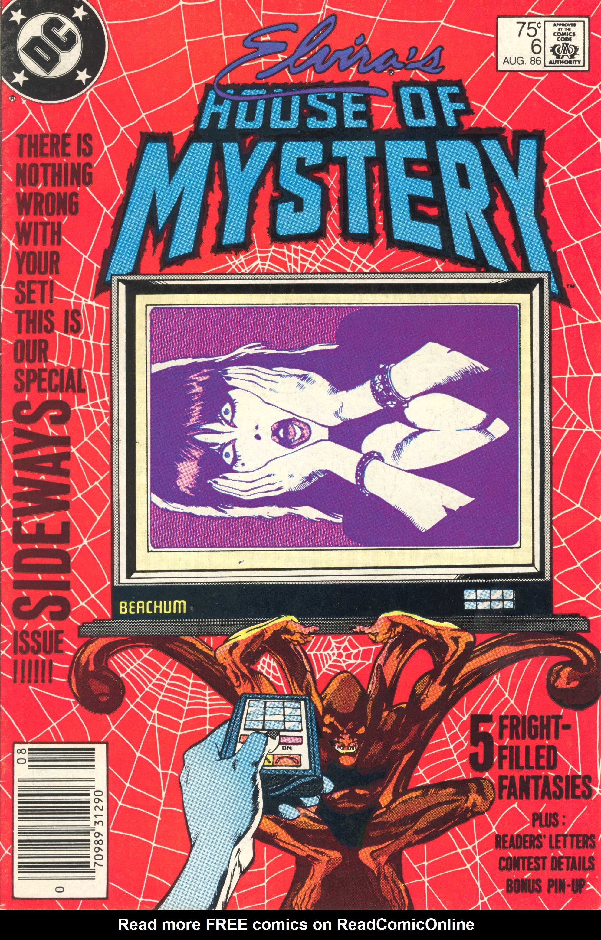 Read online Elvira's House of Mystery comic -  Issue #6 - 1