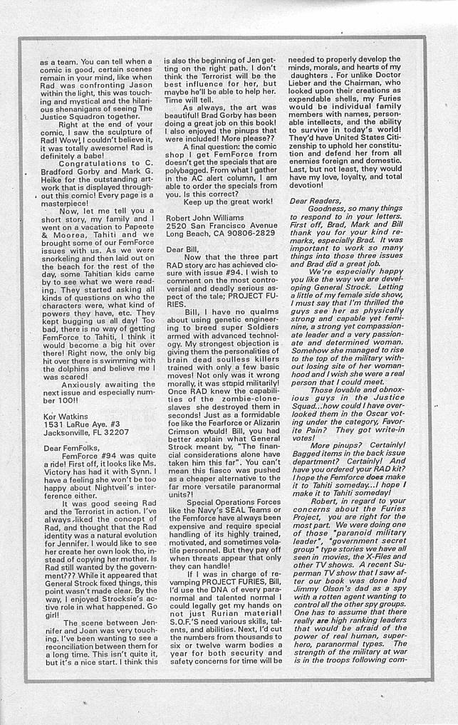 Read online Femforce comic -  Issue #96 - 31