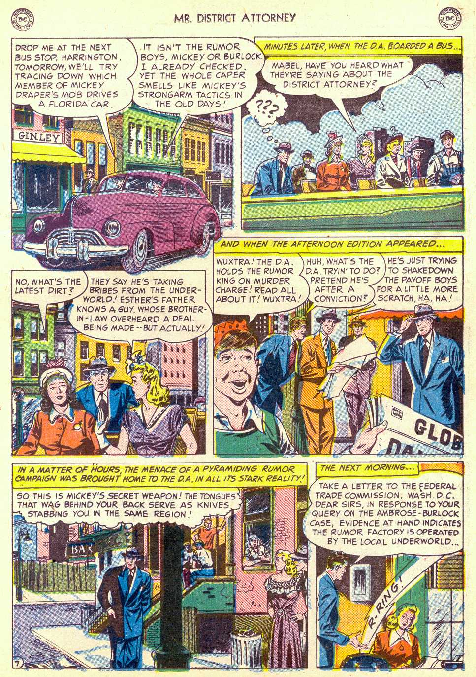 Read online Mr. District Attorney comic -  Issue #13 - 21