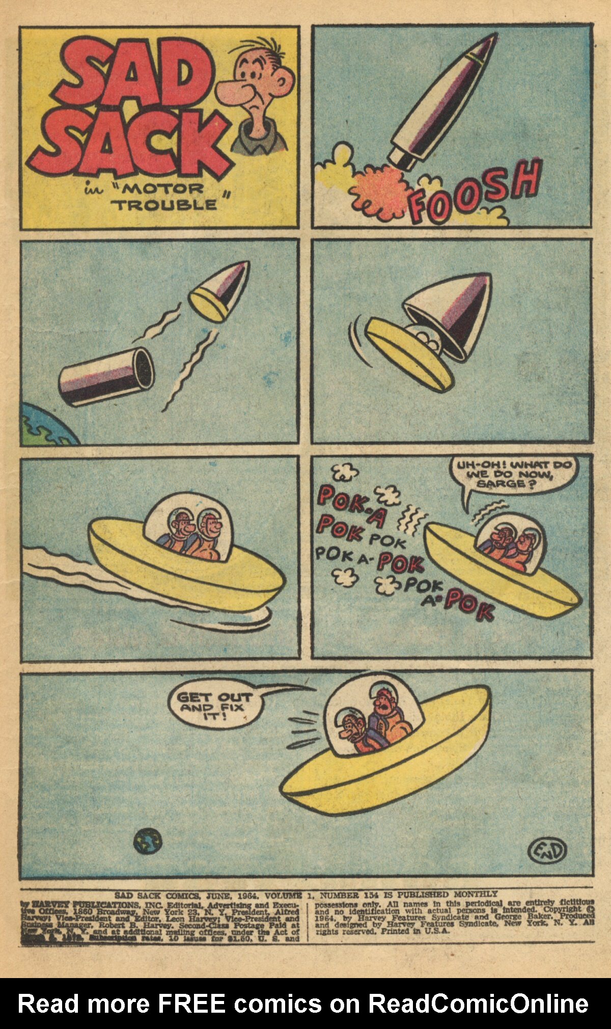 Read online Sad Sack comic -  Issue #154 - 3