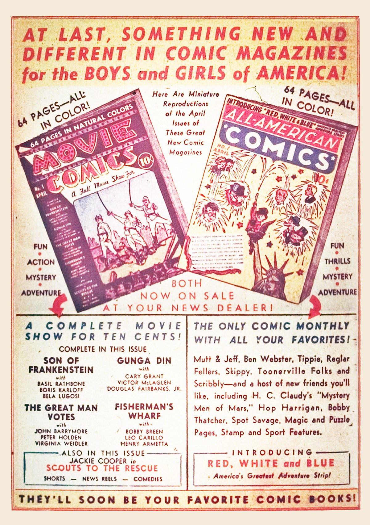 Read online More Fun Comics comic -  Issue #42 - 42