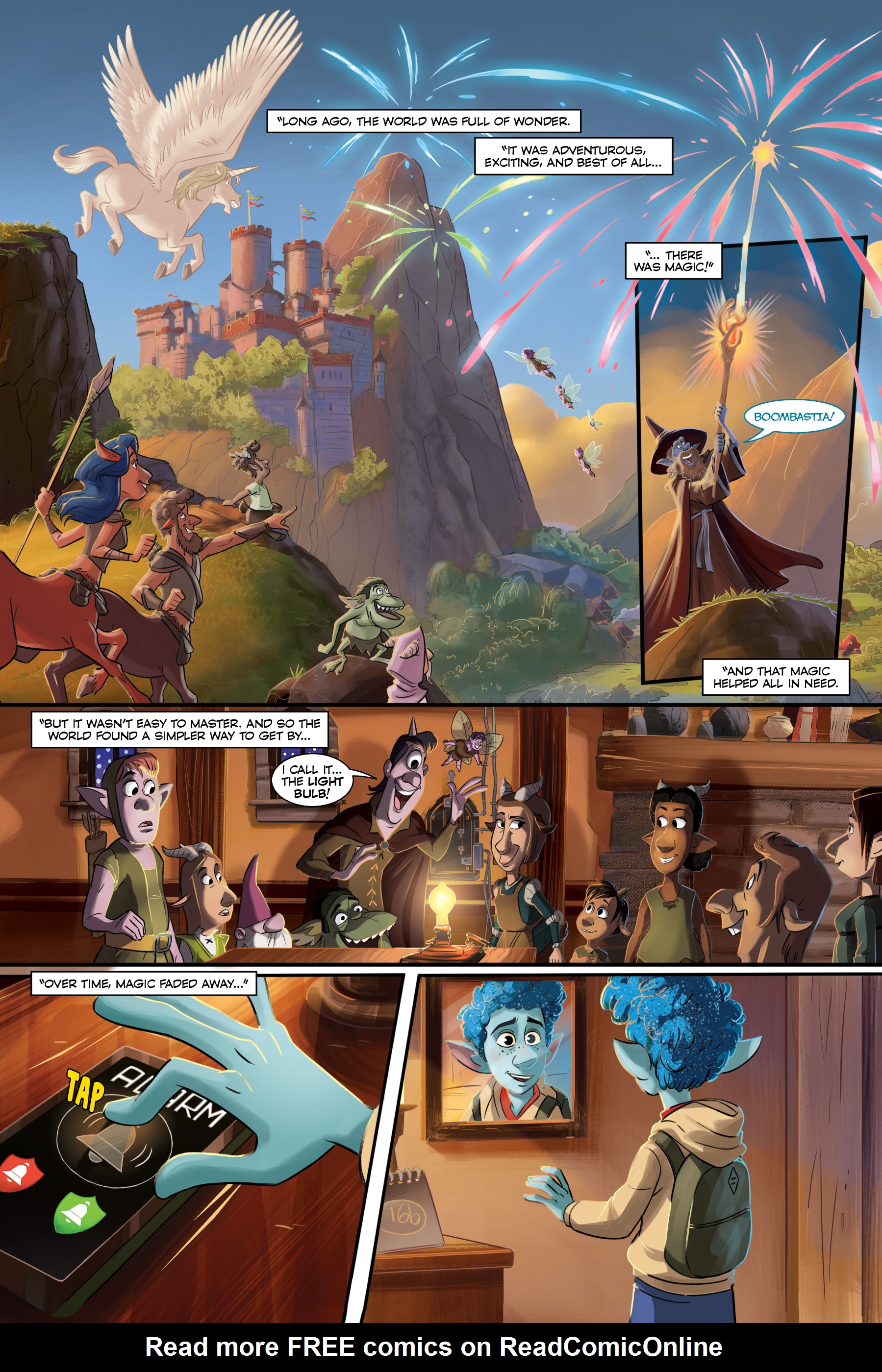 Read online Onward: The Story of the Movie in Comics comic -  Issue # TPB - 10