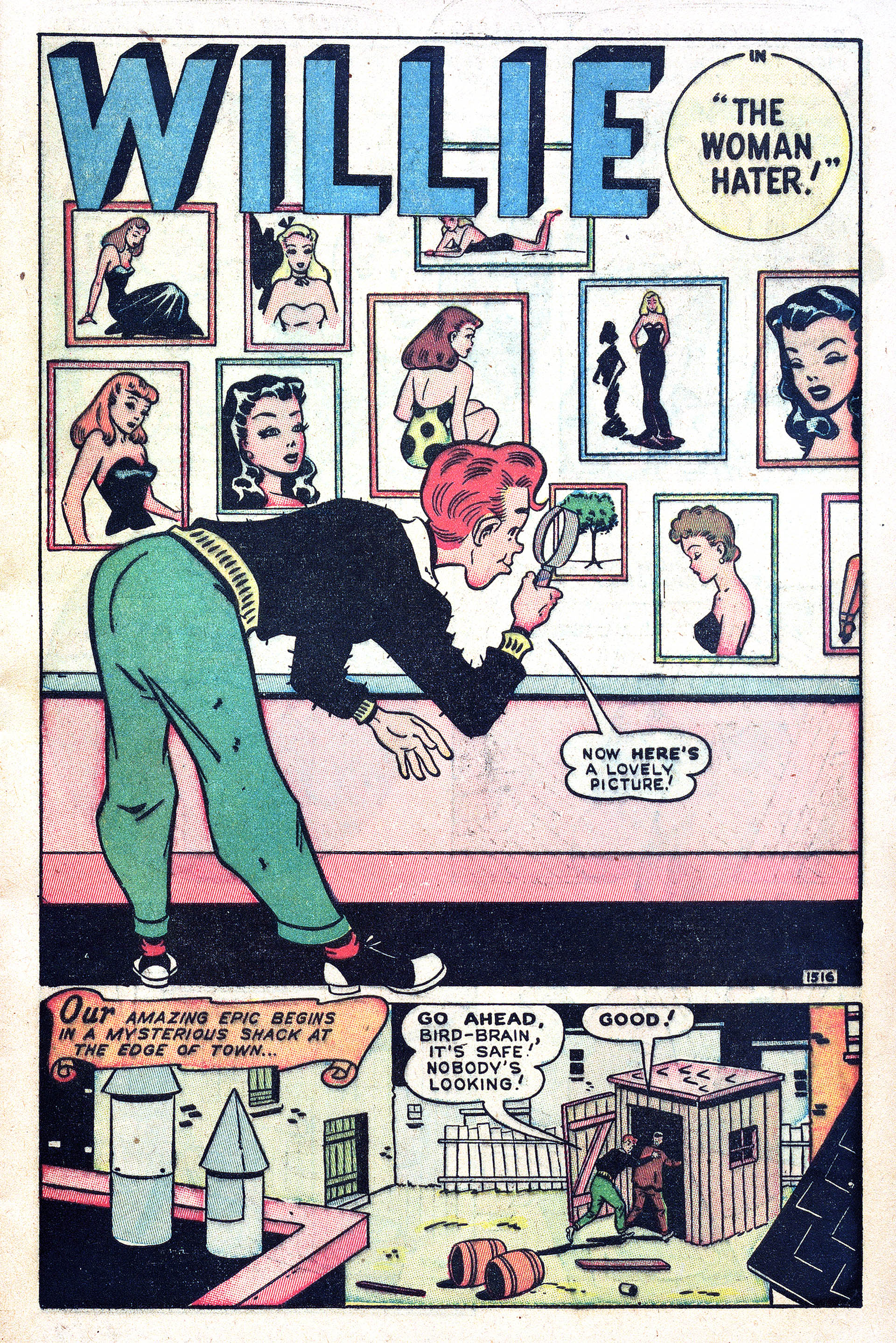 Read online Willie Comics (1946) comic -  Issue #9 - 11