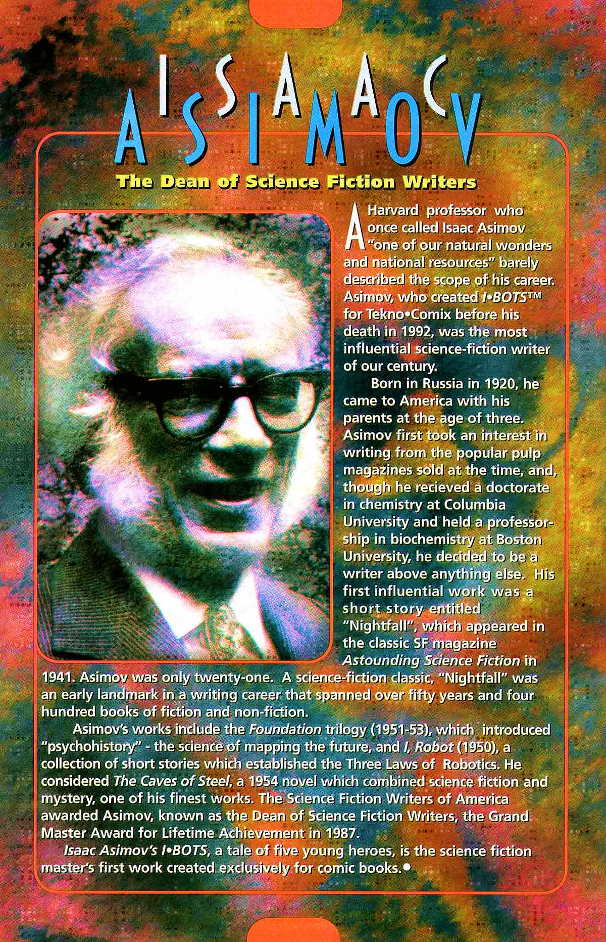 Read online Isaac Asimov's I-Bots comic -  Issue #1 - 30