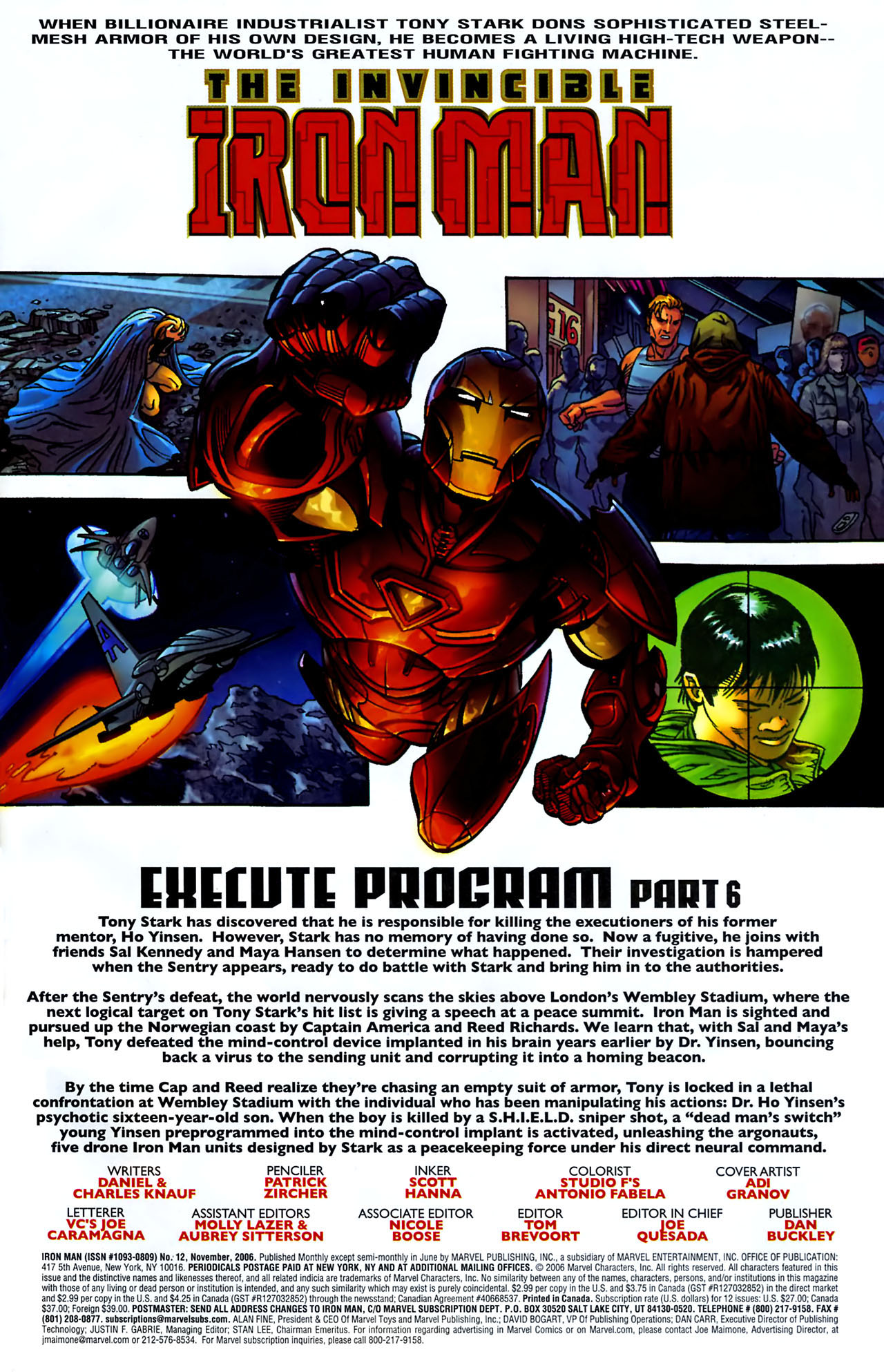 Read online The Invincible Iron Man (2007) comic -  Issue #12 - 2