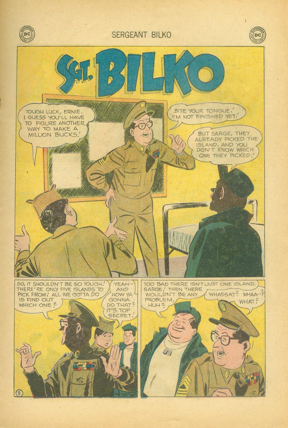 Read online Sergeant Bilko comic -  Issue #13 - 15