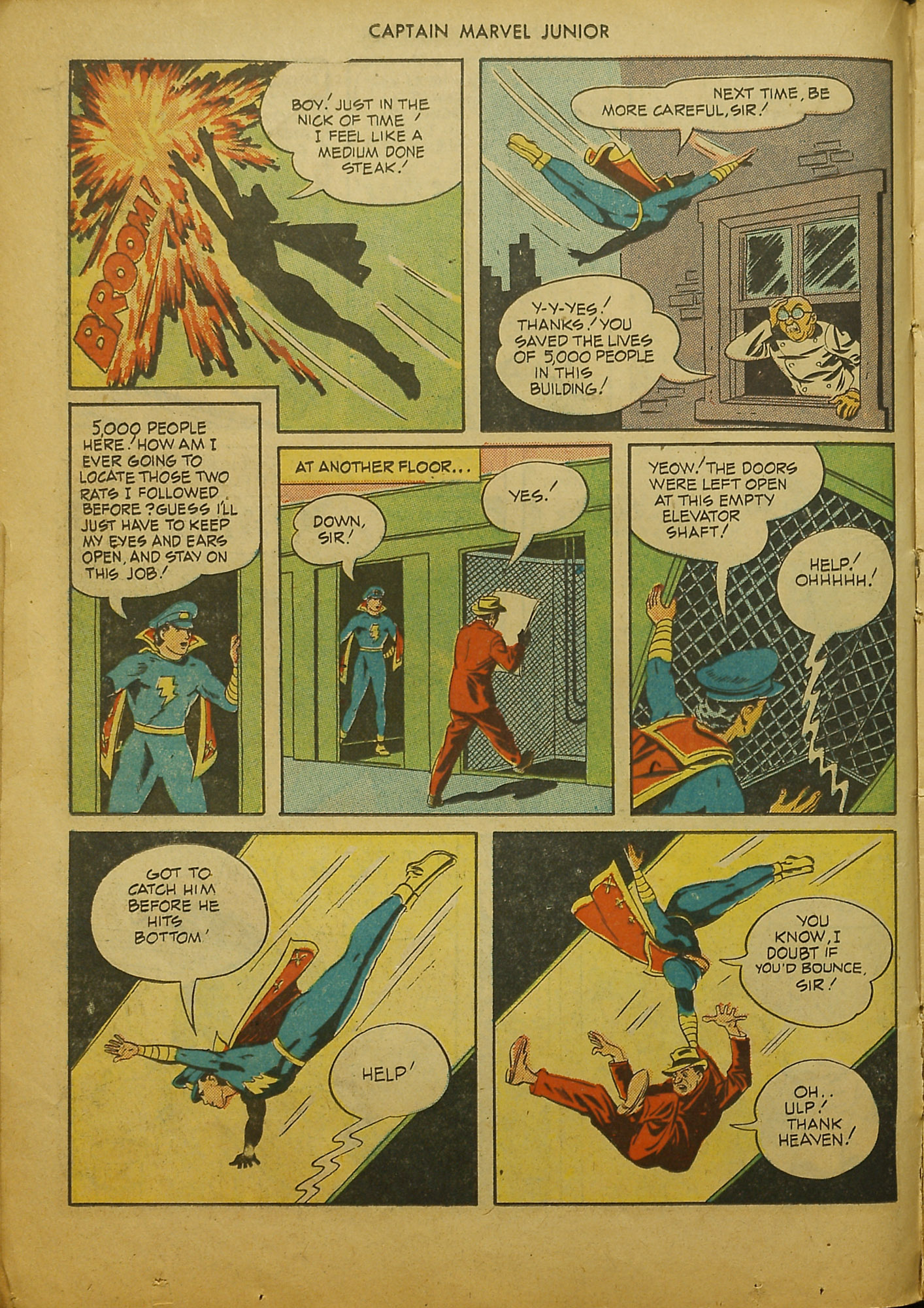 Read online Captain Marvel, Jr. comic -  Issue #19 - 20