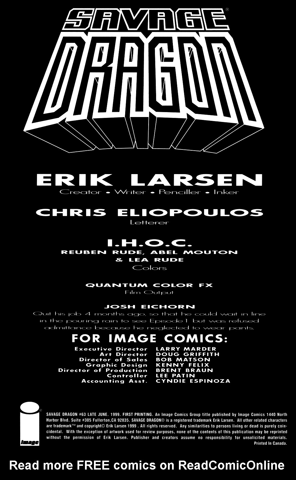 Read online The Savage Dragon (1993) comic -  Issue #63 - 2