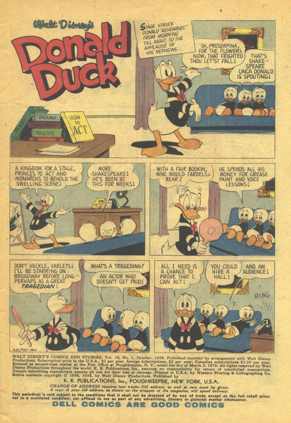 Read online Walt Disney's Comics and Stories comic -  Issue #217 - 3