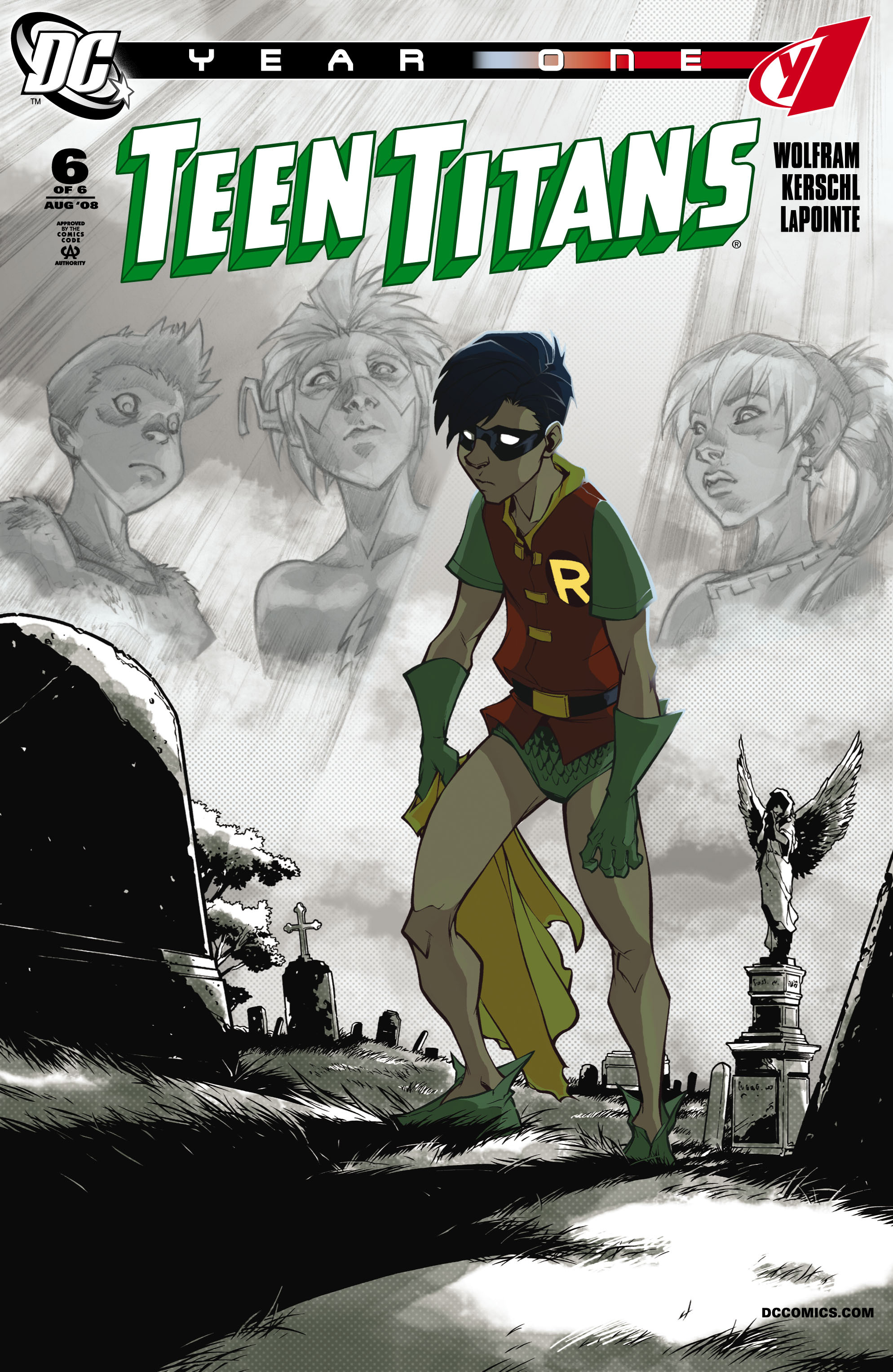 Read online Teen Titans: Year One comic -  Issue #6 - 1