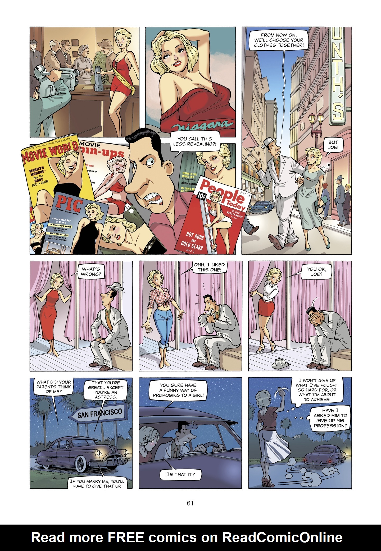 Read online The Stars of History: Marilyn Monroe comic -  Issue # TPB - 61