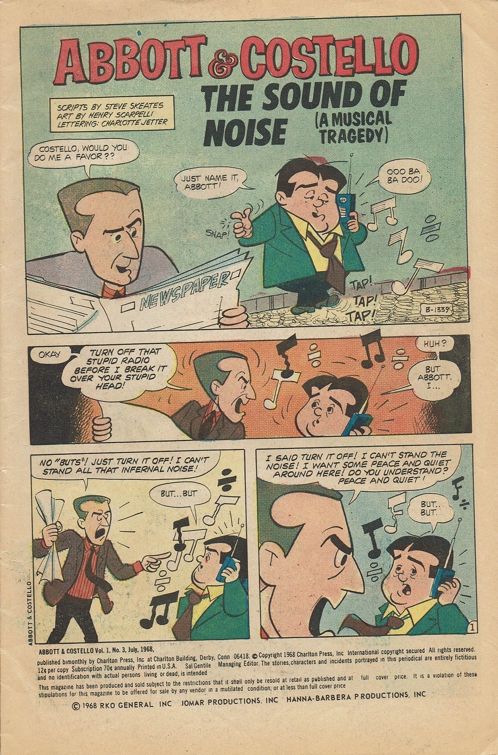 Read online Abbott & Costello comic -  Issue #3 - 3