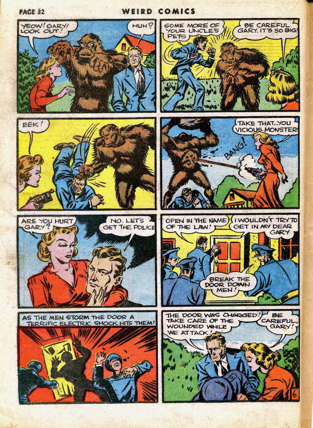 Read online Weird Comics comic -  Issue #7 - 34