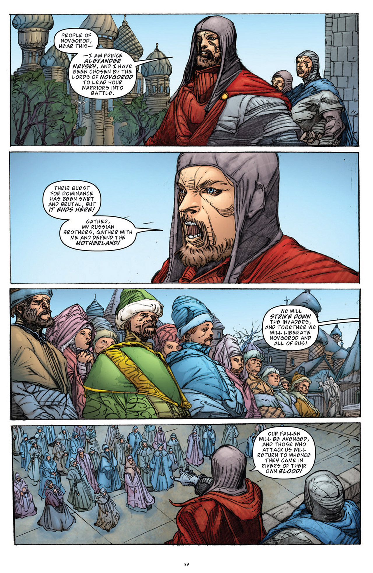 Read online Nevsky: A Hero of the People comic -  Issue # TPB - 59