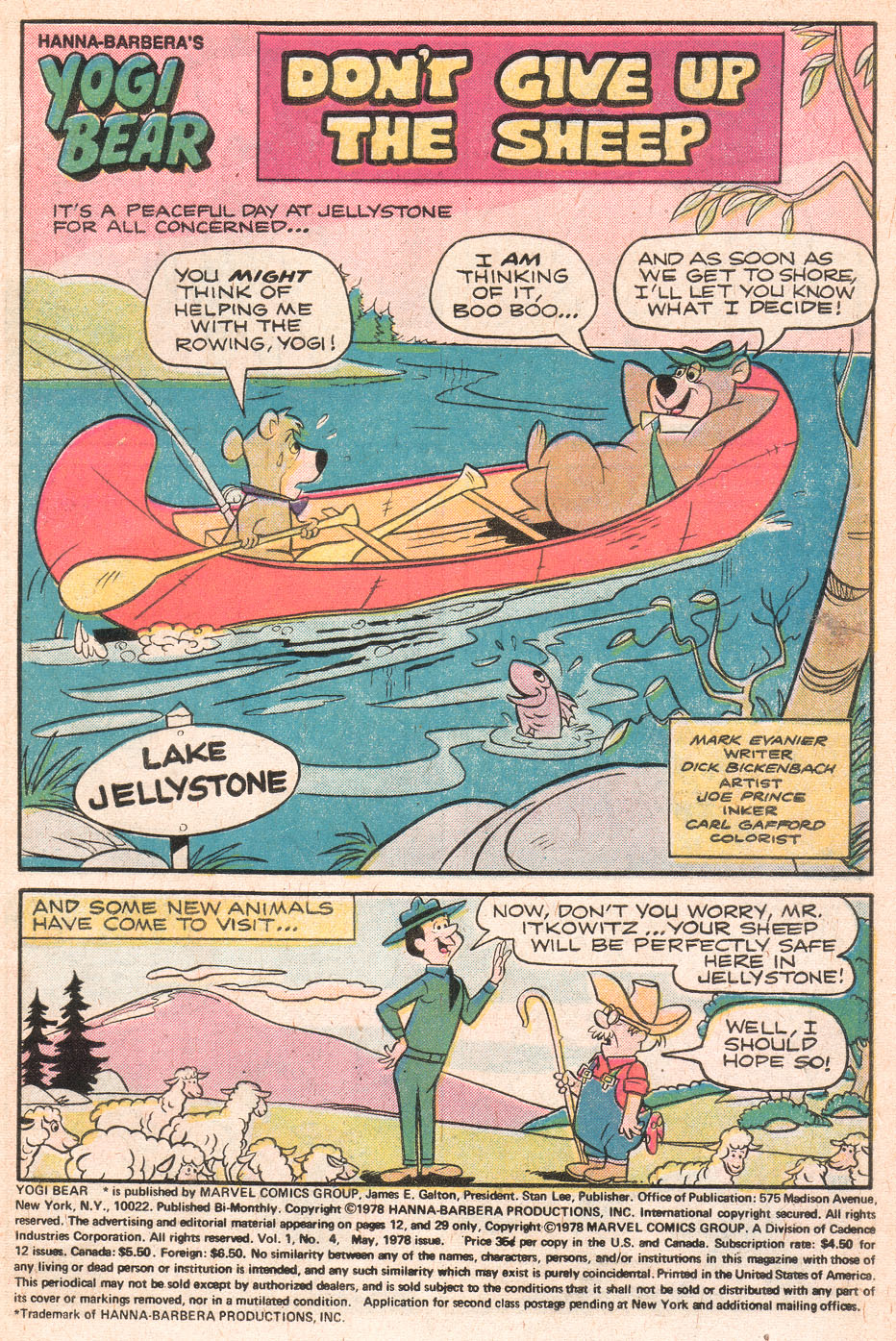 Read online Yogi Bear comic -  Issue #4 - 3
