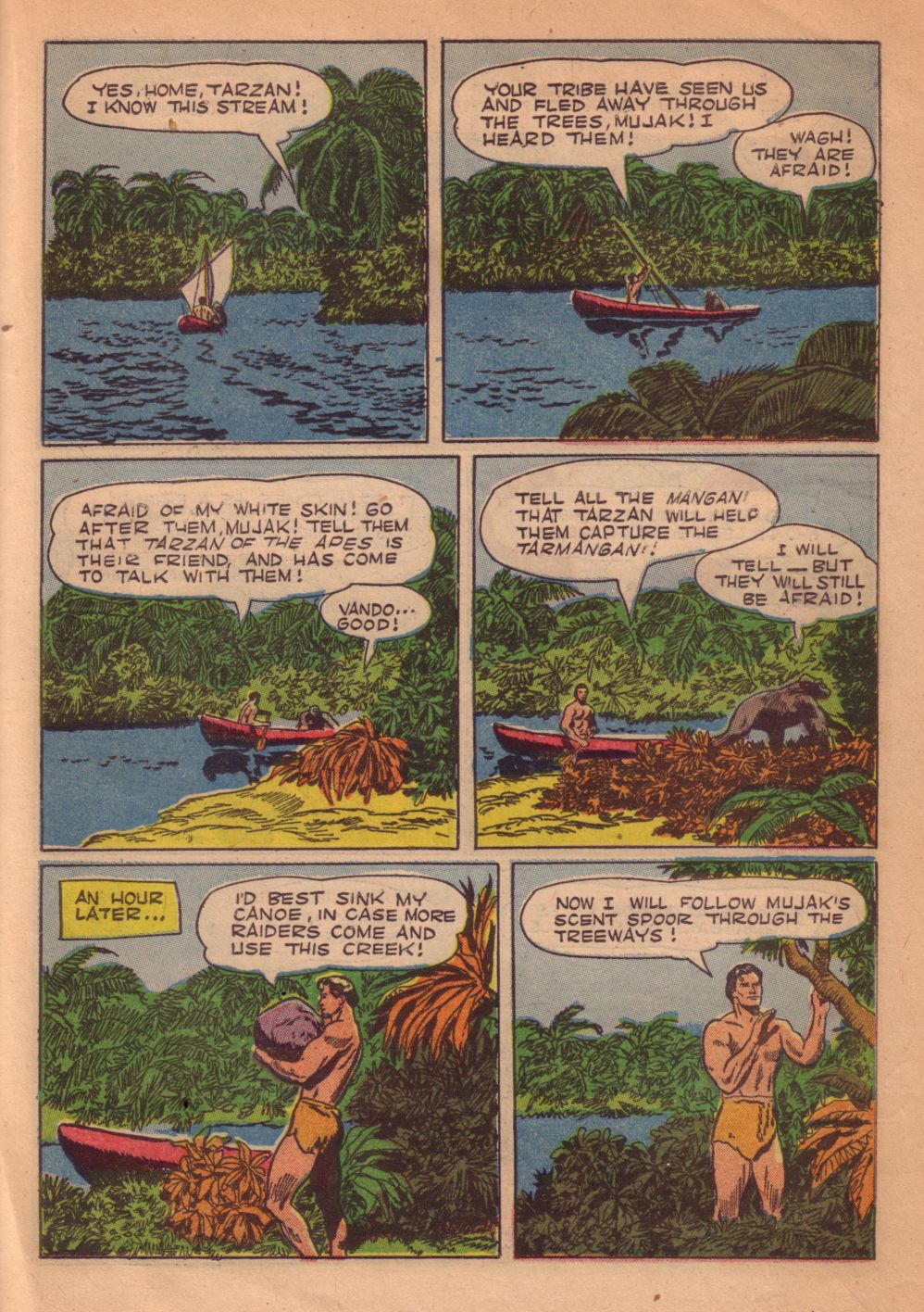 Read online Tarzan (1948) comic -  Issue #55 - 31