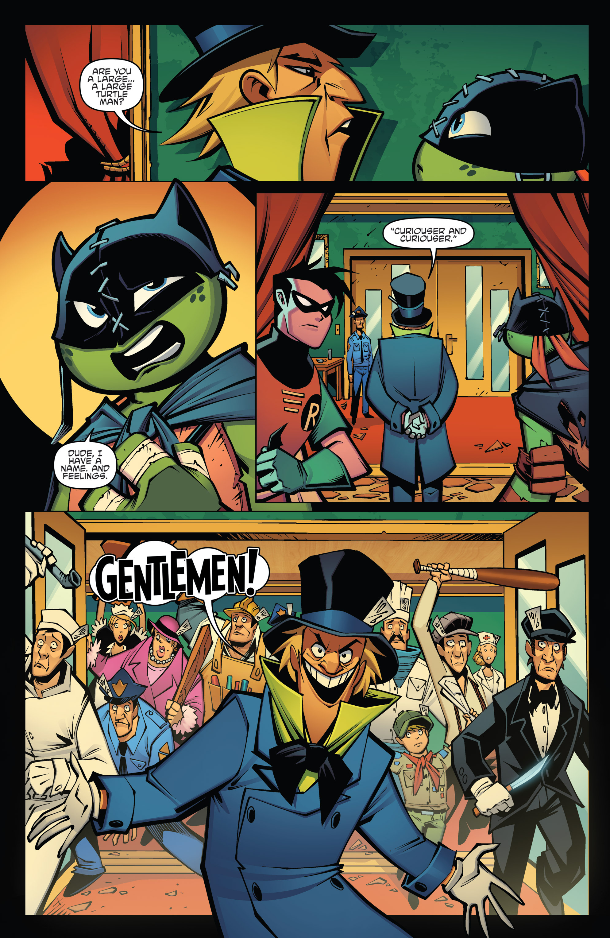 Read online Batman/Teenage Mutant Ninja Turtles Adventure comic -  Issue #5 - 13