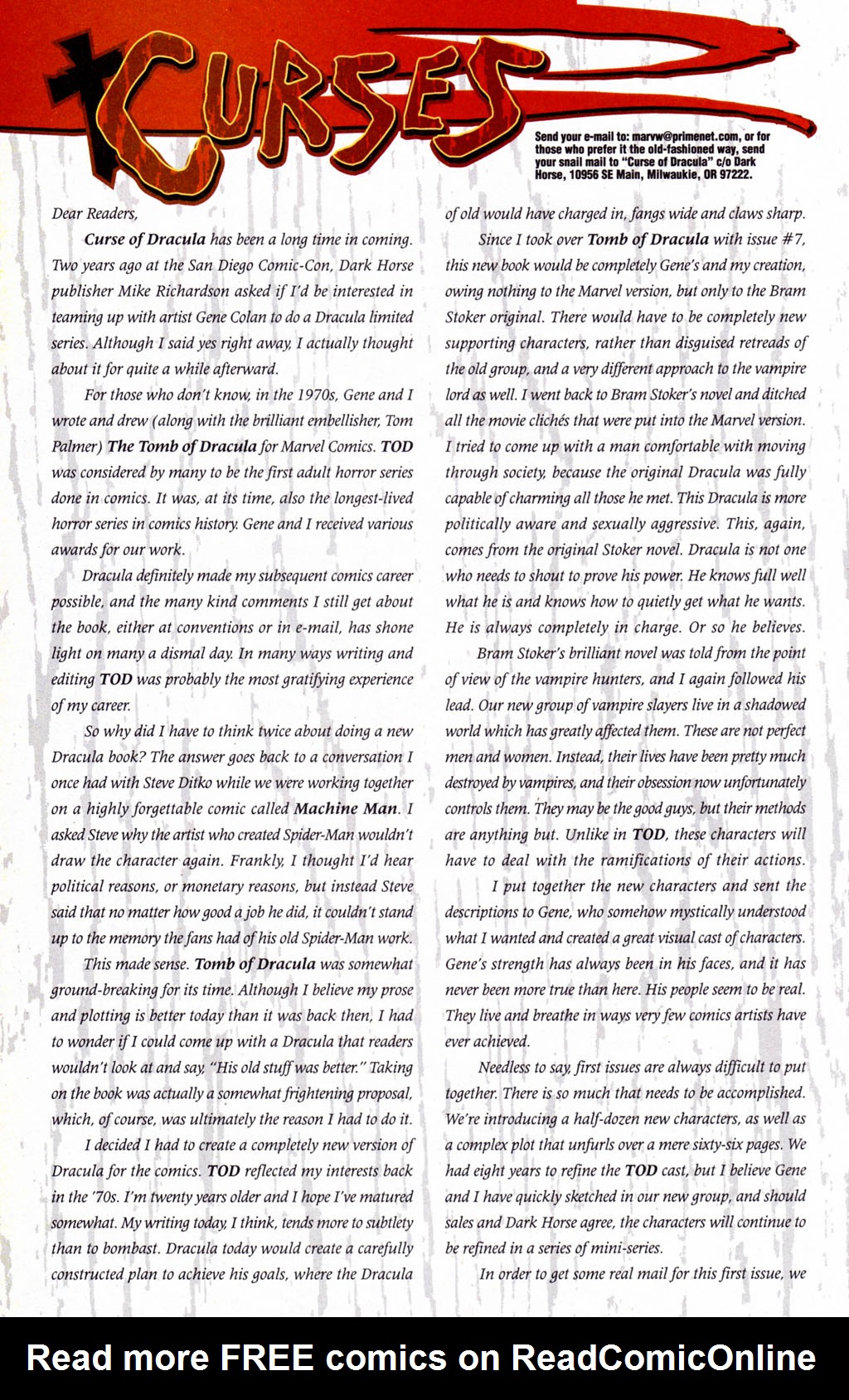 Read online The Curse of Dracula comic -  Issue #1 - 25