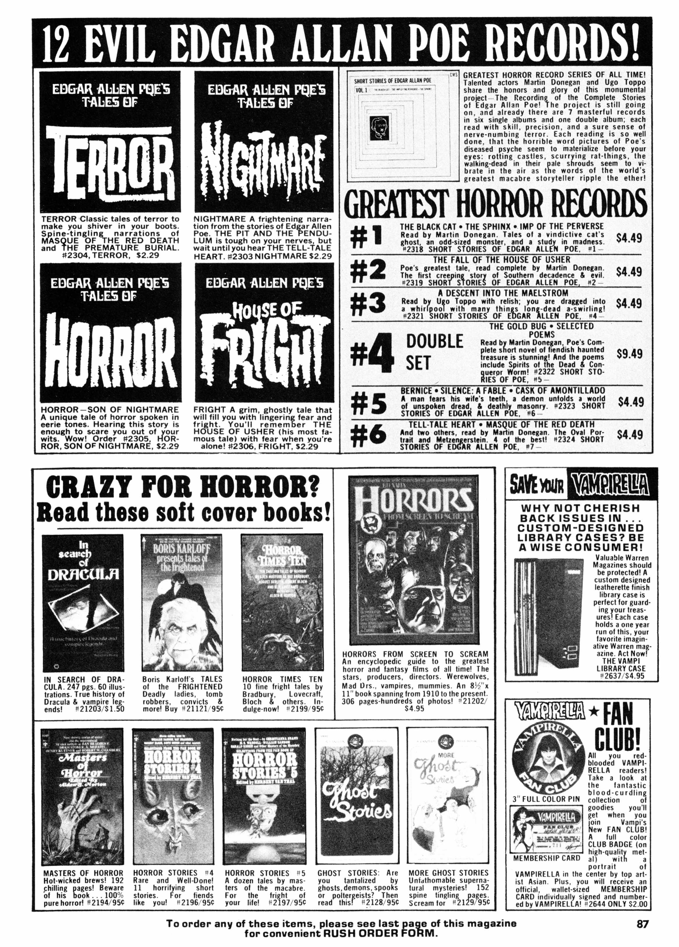 Read online Vampirella (1969) comic -  Issue #63 - 87